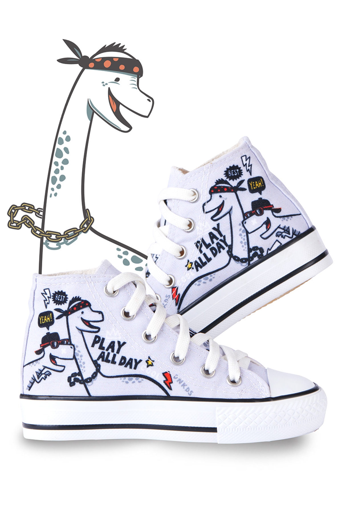 Play Allday Erkek Çocuk Sneakers Spor Ayakkabı - Görsel 3