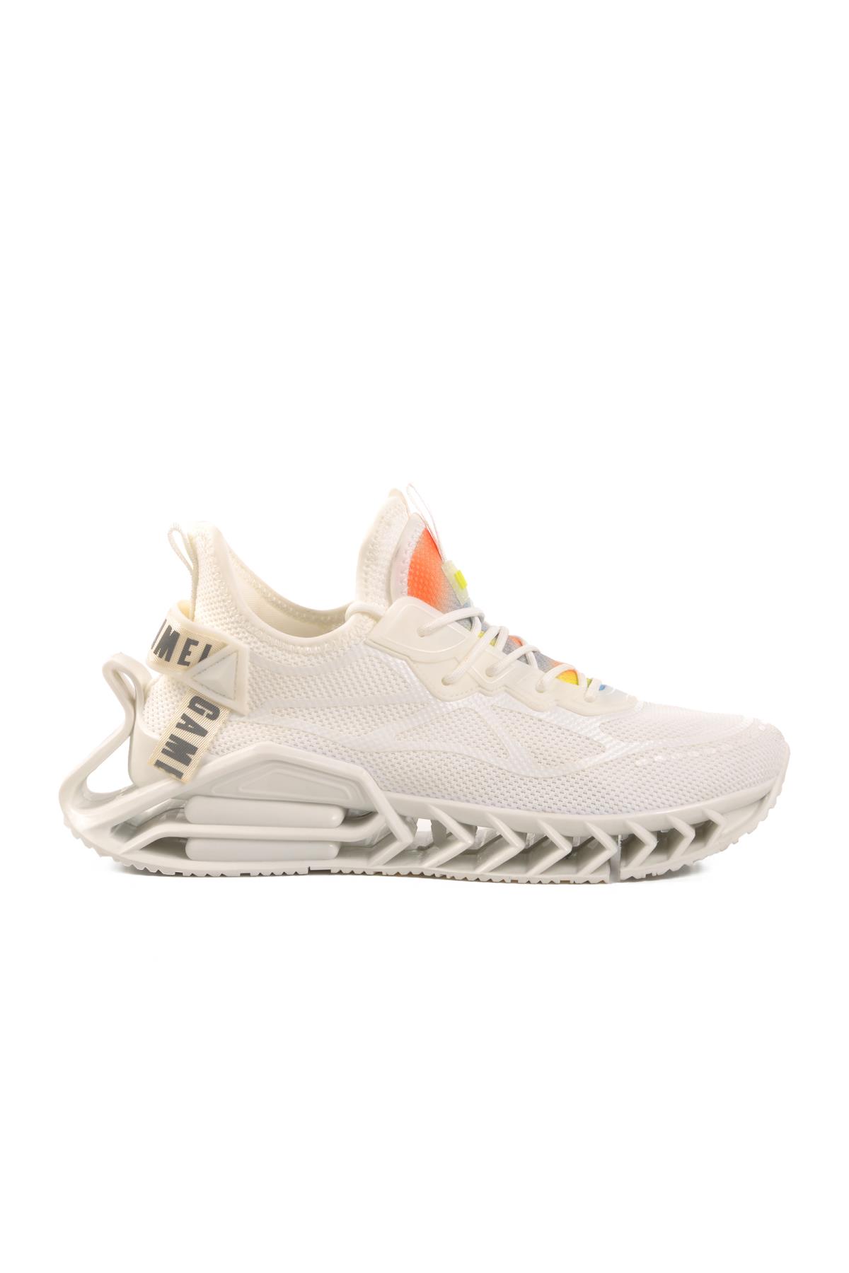 Bright M Beyaz Hafızalı Taban Erkek Spor Ayakkabı - Görsel 4