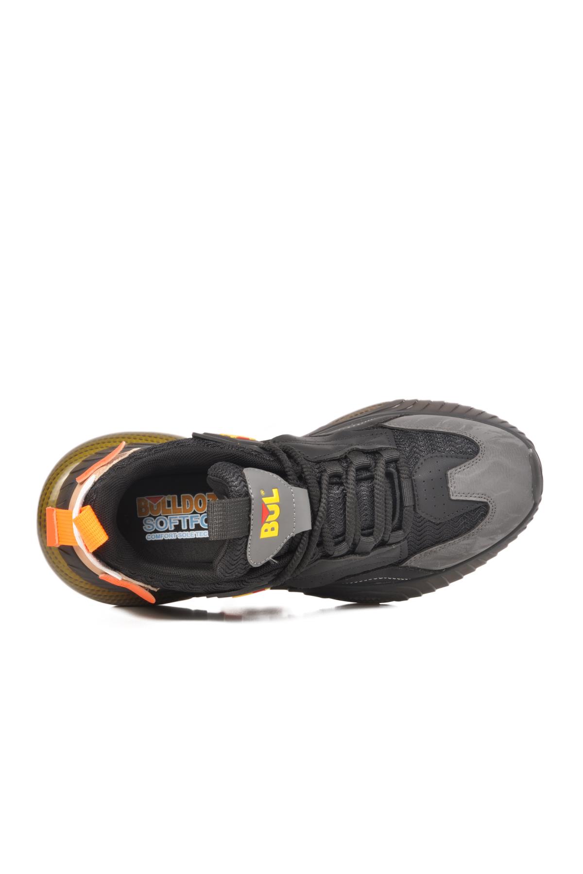 241378 M Siyah Erkek Spor Ayakkabı DAR KALIP - Görsel 5