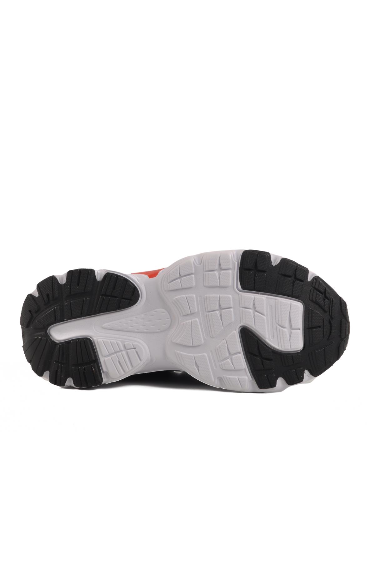 1866 F Siyah-Kırmızı Çocuk Spor Ayakkabı - Görsel 6