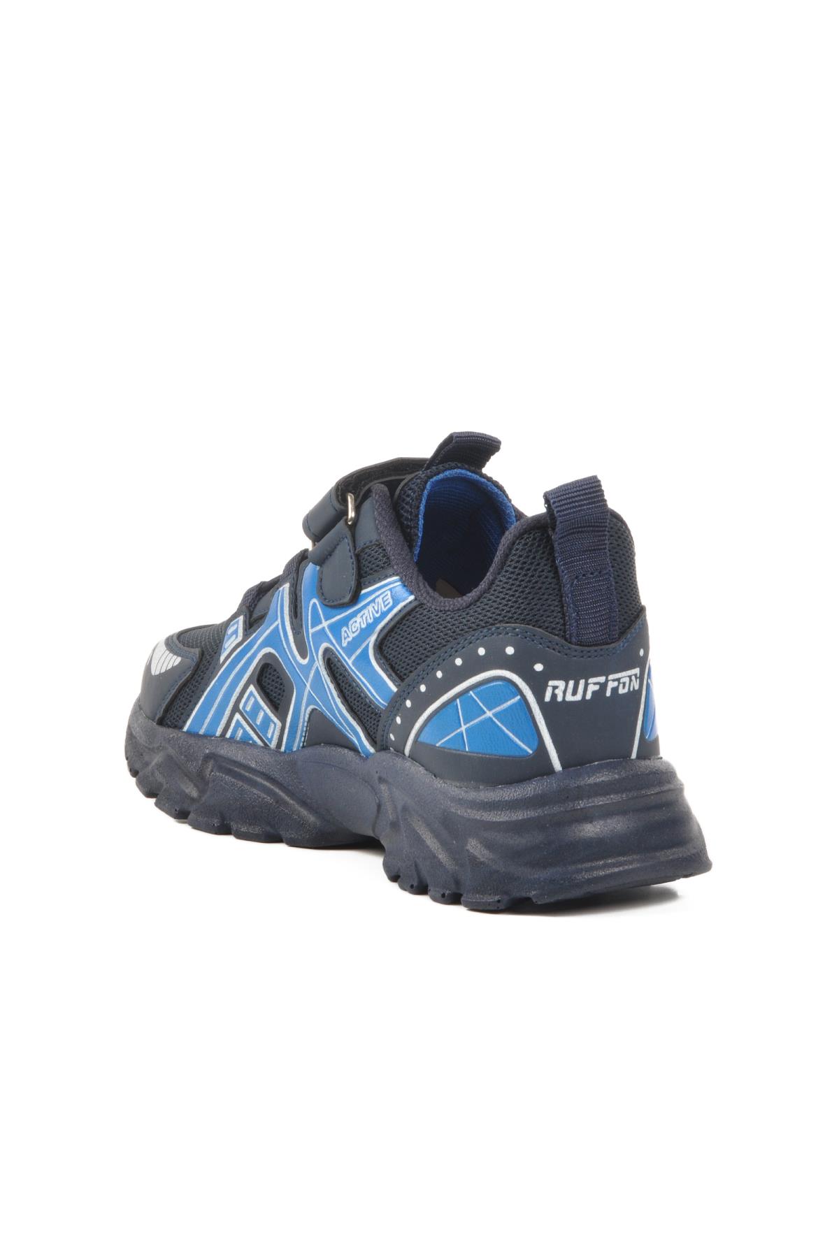 Lacivert-Beyaz Çocuk Spor Ayakkabı Ruffon 2540 F - Görsel 5