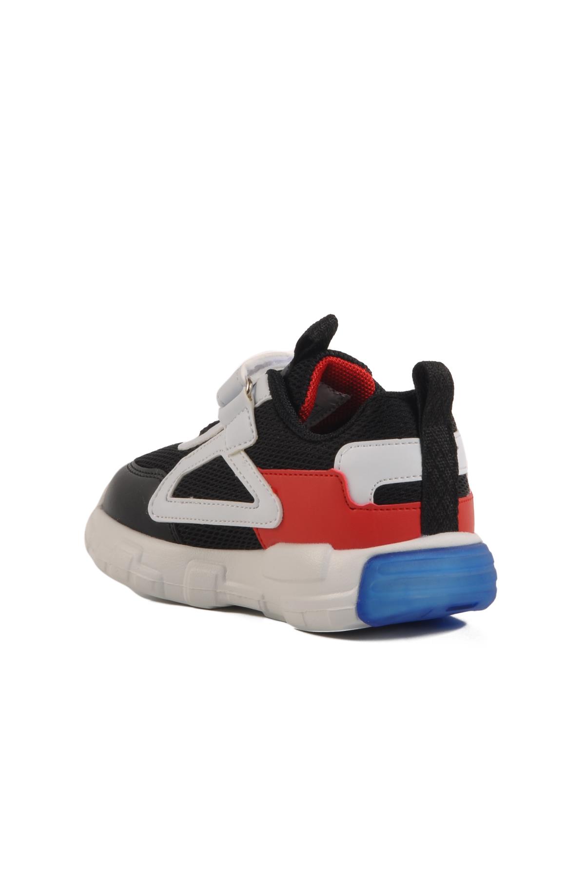 Siyah-Beyaz Tekstil Bebek Spor Ayakkabı Ppn 1909 B - Görsel 5