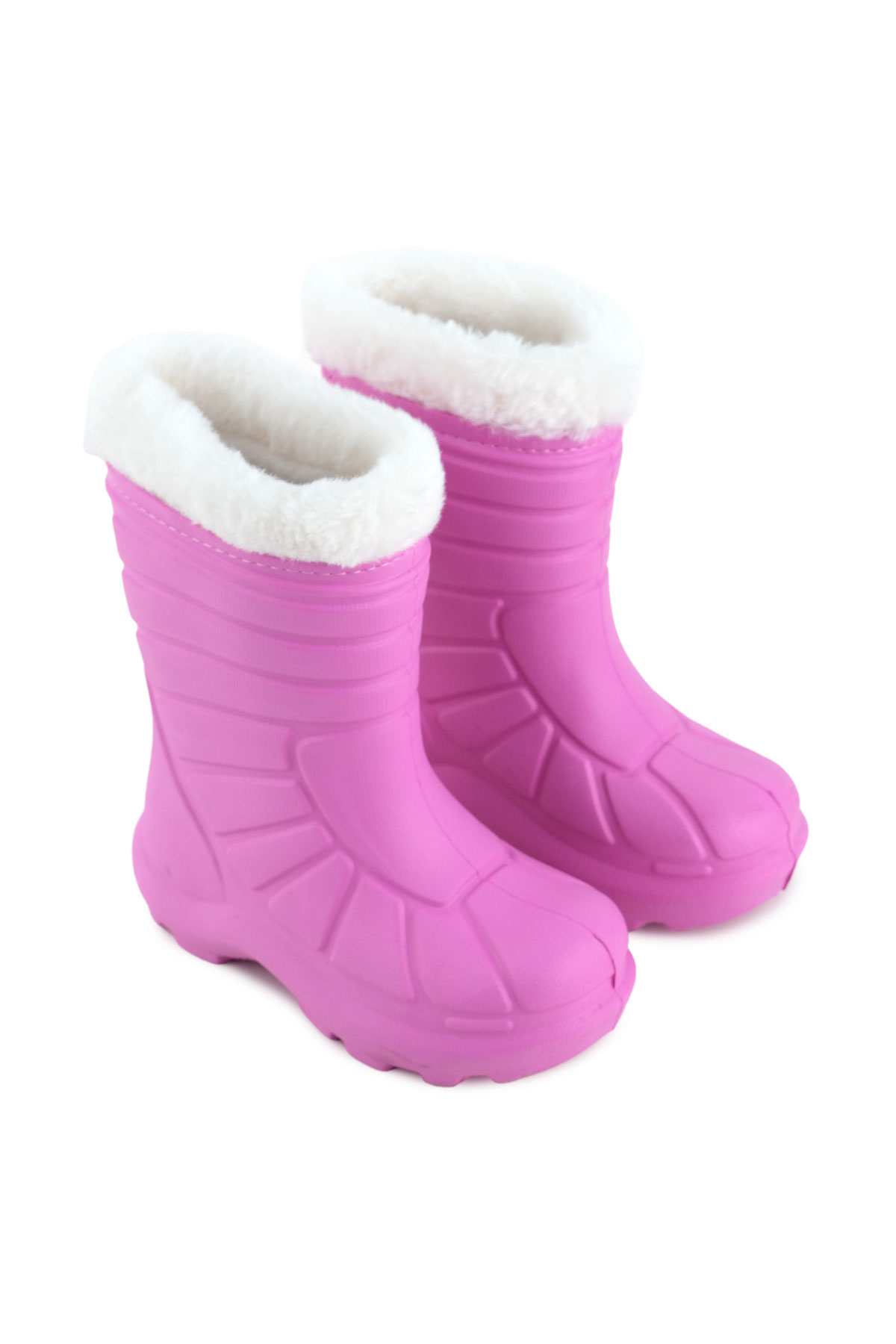 Kız Çocuk Kışlık Boğazdan Peluşlu İçi Sıcak Astarlı Su Geçirmez Yağmur Kar Bot Çizme - Görsel 5