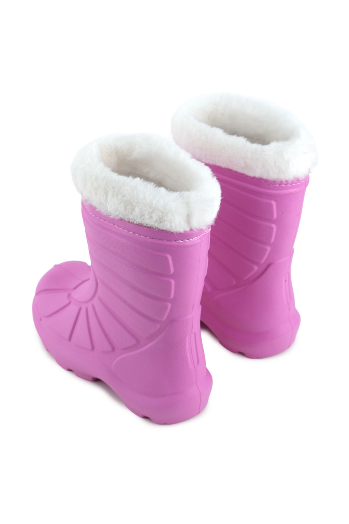 Kız Çocuk Kışlık Boğazdan Peluşlu İçi Sıcak Astarlı Su Geçirmez Yağmur Kar Bot Çizme - Görsel 6