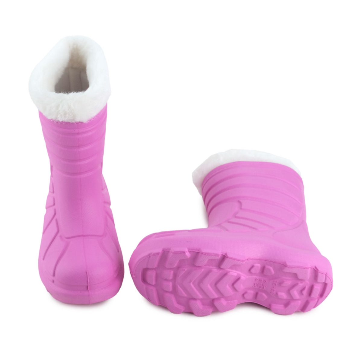 Kız Çocuk Kışlık Boğazdan Peluşlu İçi Sıcak Astarlı Su Geçirmez Yağmur Kar Bot Çizme - Görsel 3