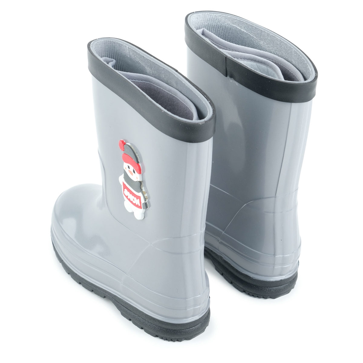 Gezer Gezer Gri Erkek Çocuk Kışlık İçinde Çıkarılabilir Ek Çoraplı Su Geçirmez Yağmur Bot Çizme | Flo Gri - 8. görsel