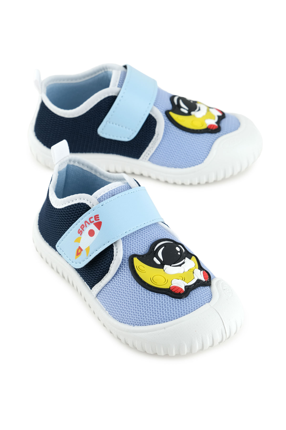 Yazlık Erkek Çocuk PVC Taban Cırt Cırtlı Ayarlanabilir Keten Günlük Ayakkabı - Görsel 2
