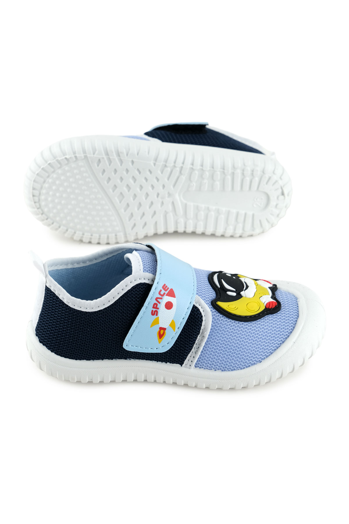 Yazlık Erkek Çocuk PVC Taban Cırt Cırtlı Ayarlanabilir Keten Günlük Ayakkabı - Görsel 6