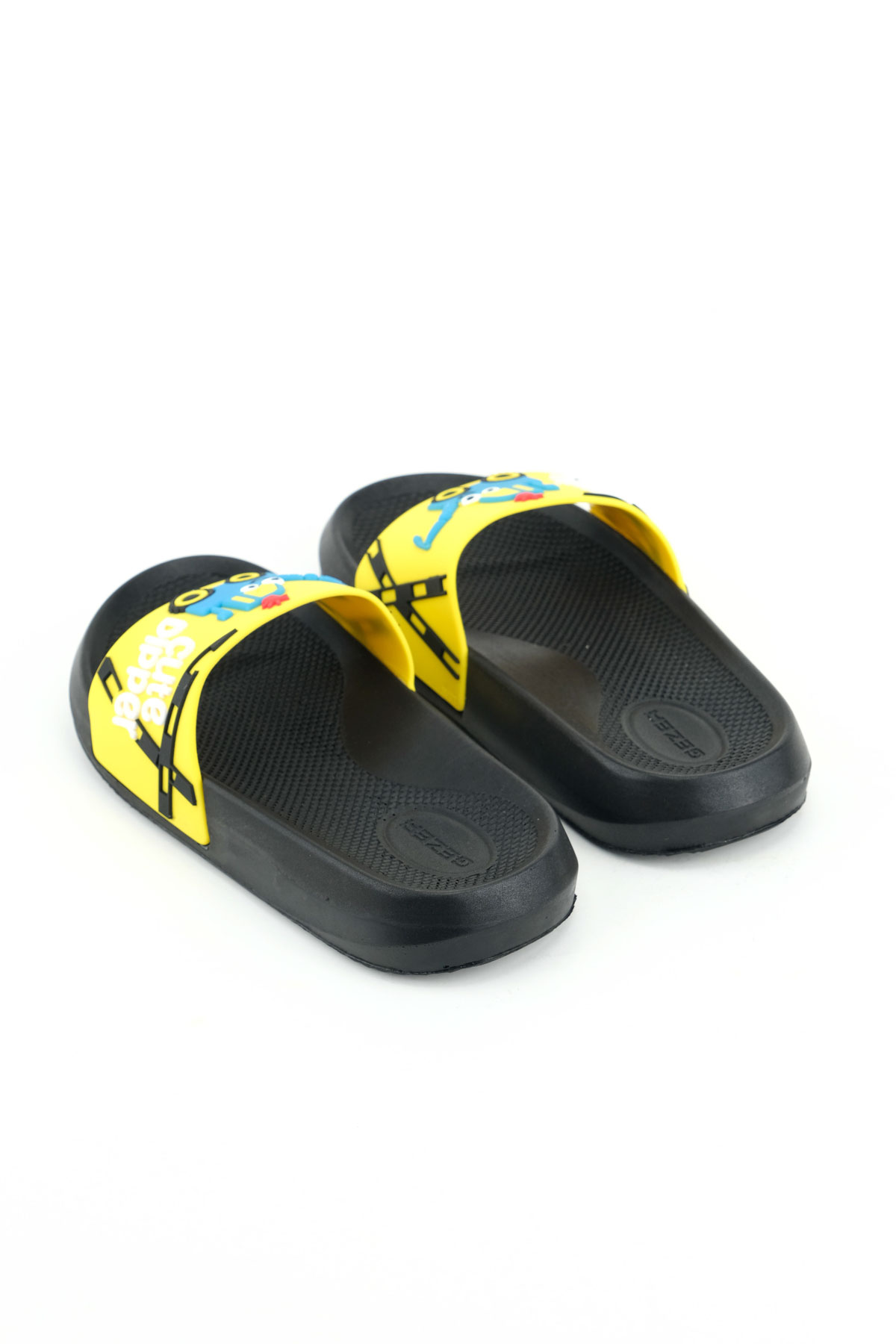 Gezer Gezer Sarı Erkek Çocuk Yazlık PU Ev Banyo Bahçe Plaj Havuz Günlük Terlik Flo'da! Sarı - 5. görsel