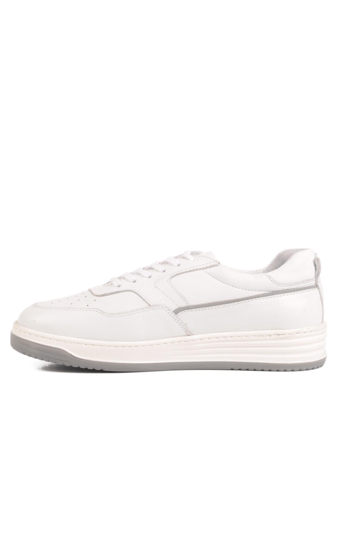 LO2140-2090 M Beyaz Erkek Günlük Ayakkabı - Görsel 3