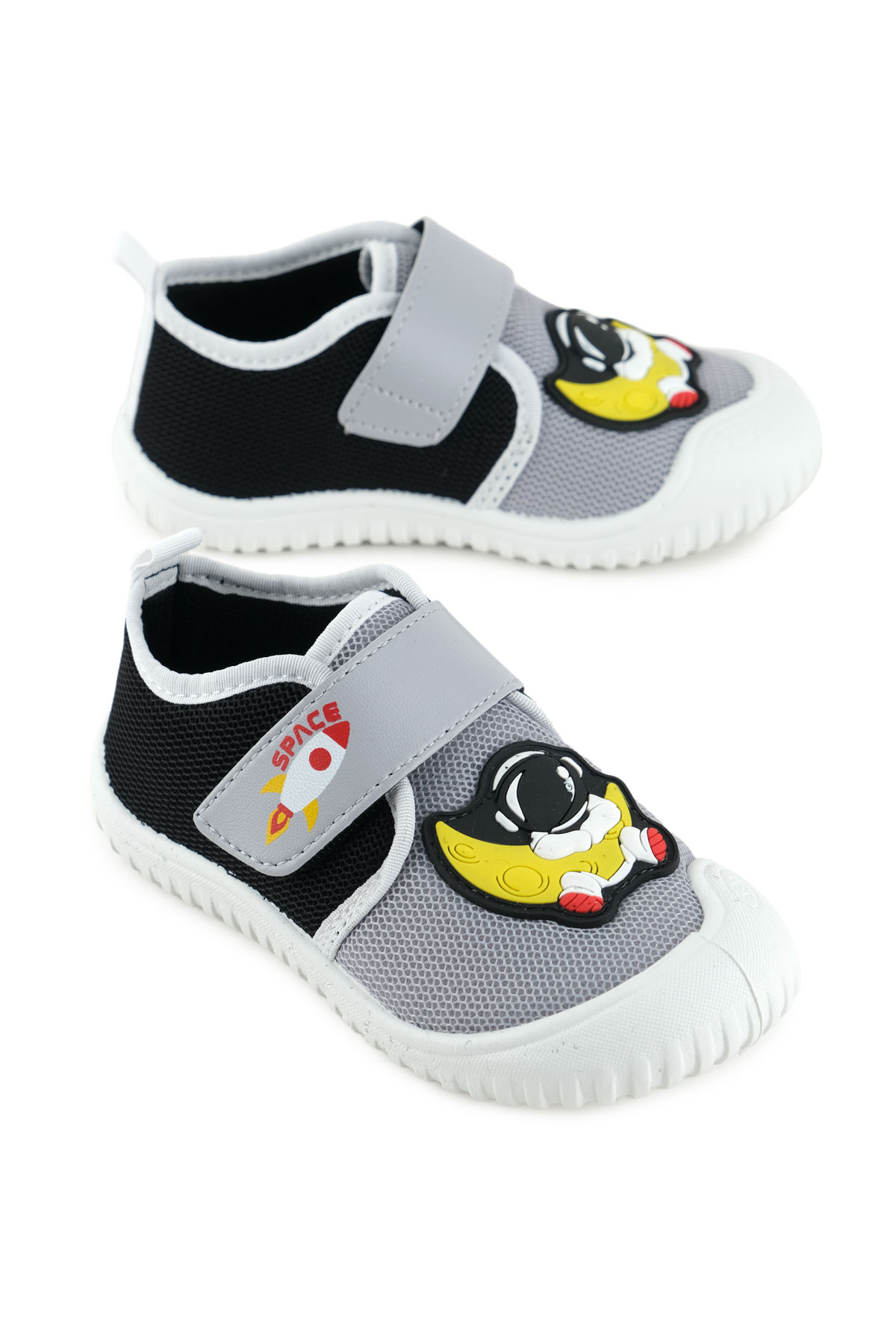 Yazlık Erkek Çocuk PVC Taban Cırt Cırtlı Ayarlanabilir Keten Günlük Ayakkabı - Görsel 2