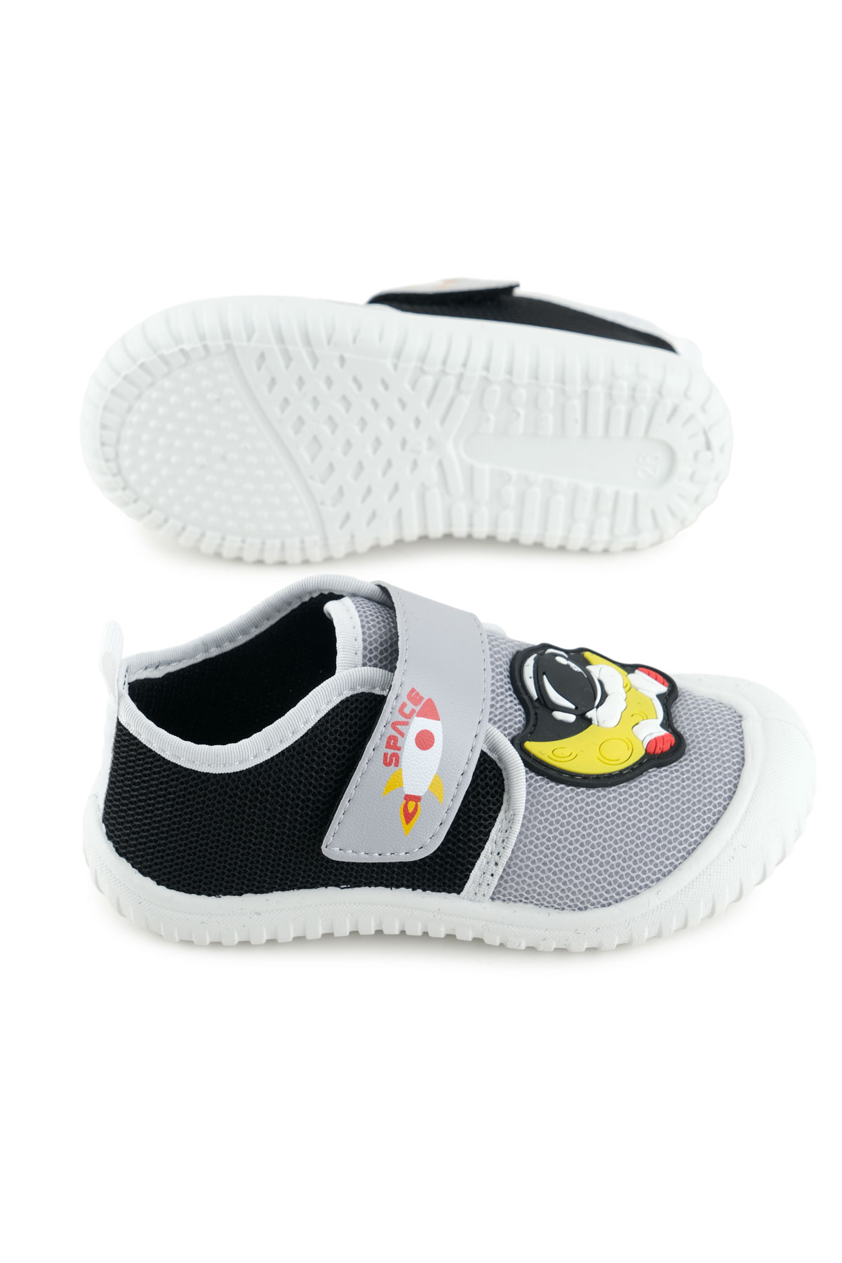 Yazlık Erkek Çocuk PVC Taban Cırt Cırtlı Ayarlanabilir Keten Günlük Ayakkabı - Görsel 6