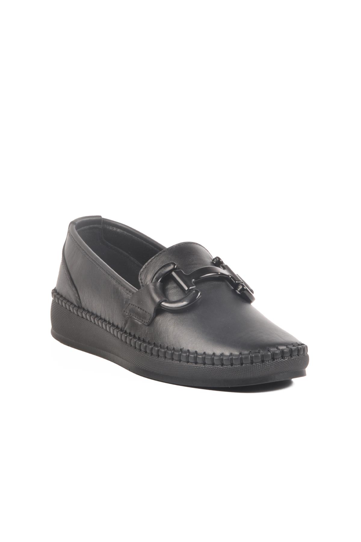 F-2045 Z Siyah Kadın Günlük Ayakkabı - Görsel 2