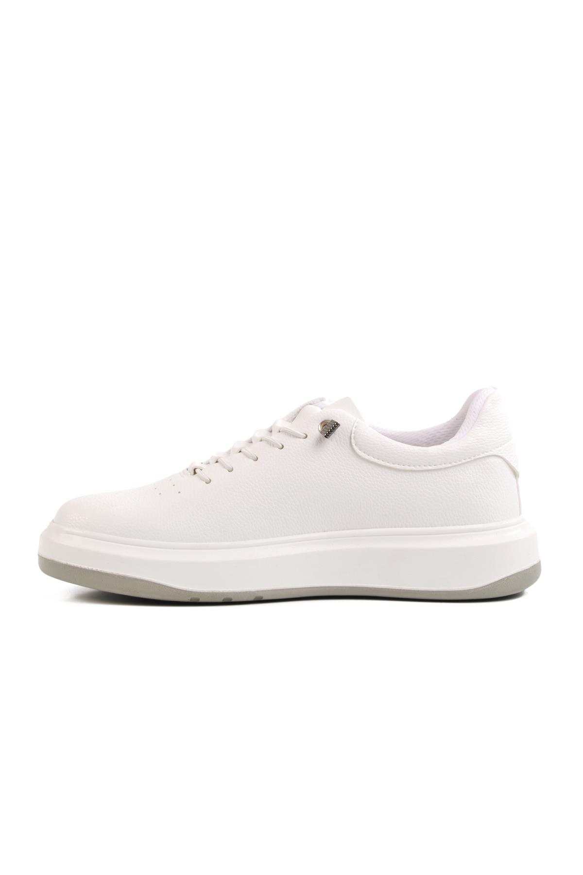 404 M Beyaz Erkek Günlük Ayakkabı - Görsel 3
