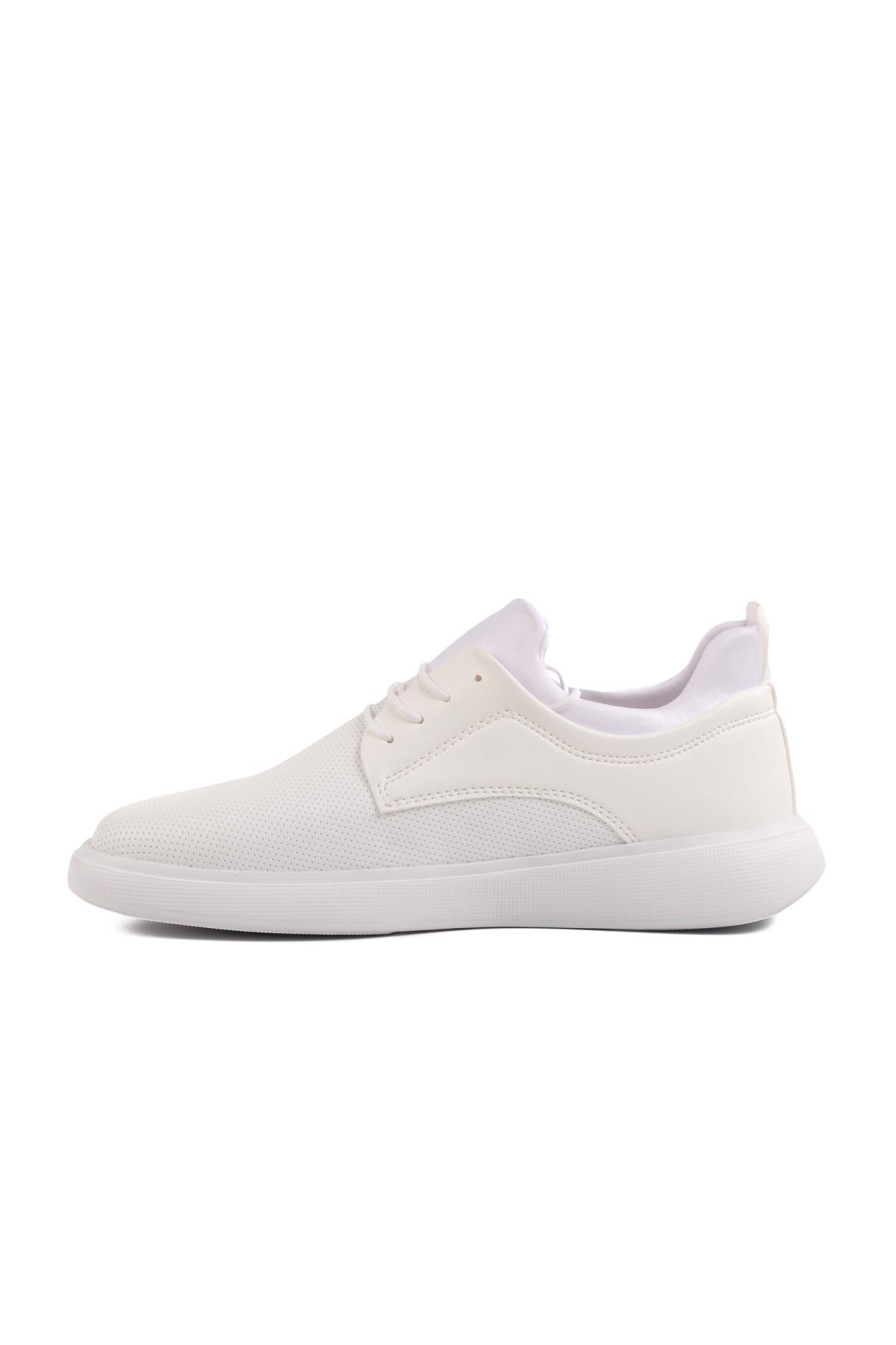 978 M Beyaz Erkek Günlük Ayakkabı - Görsel 3