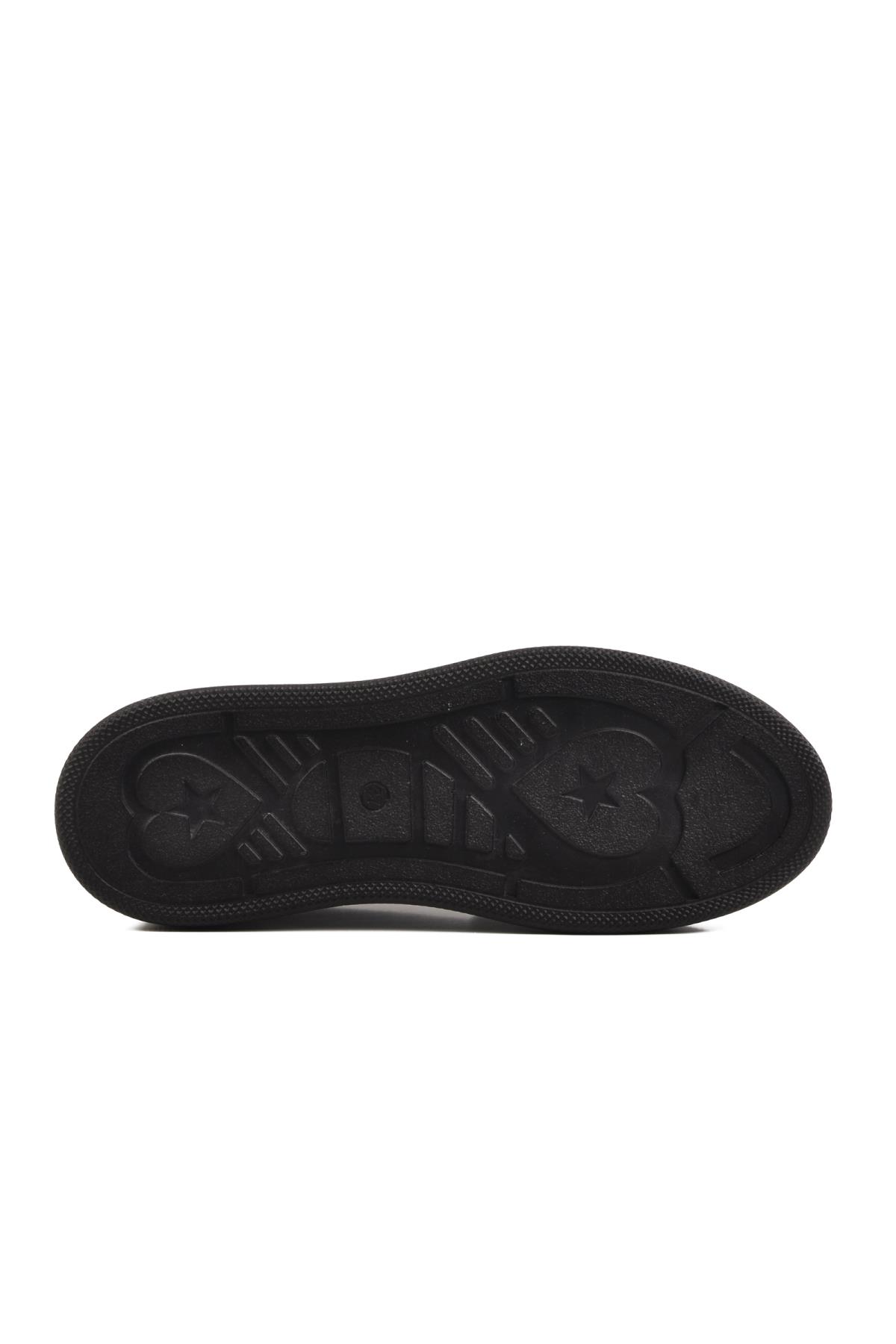 261195 Z Siyah Kadın Triko Günlük Ayakkabı - Görsel 6