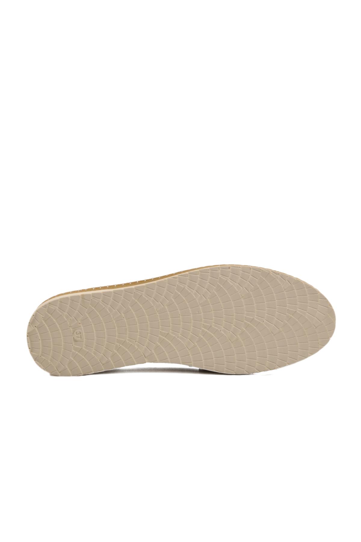 651562 Z Bej Kadın Anatomik Taban Günlük Ayakkabı - Görsel 6