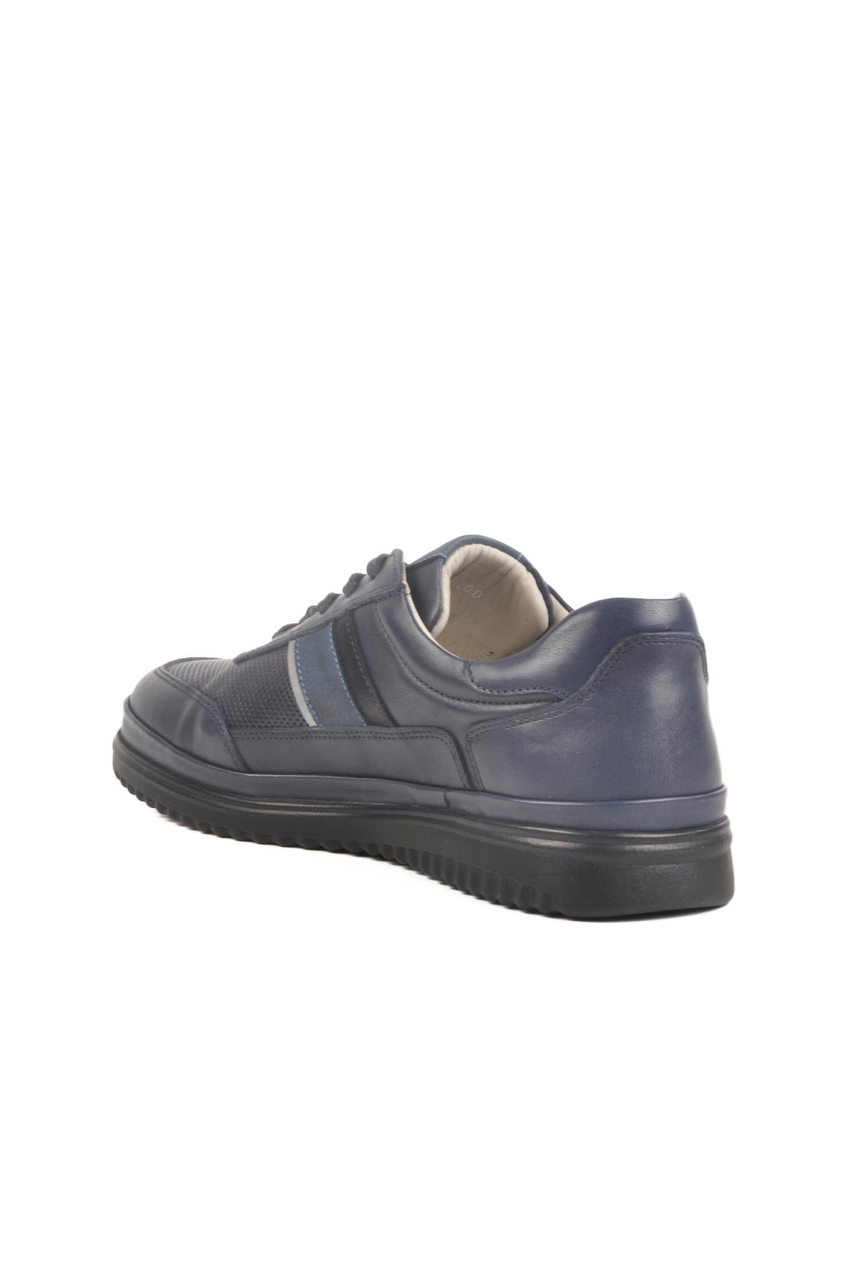 LO2072-C200 M Lacivert Erkek Sneaker - Görsel 5