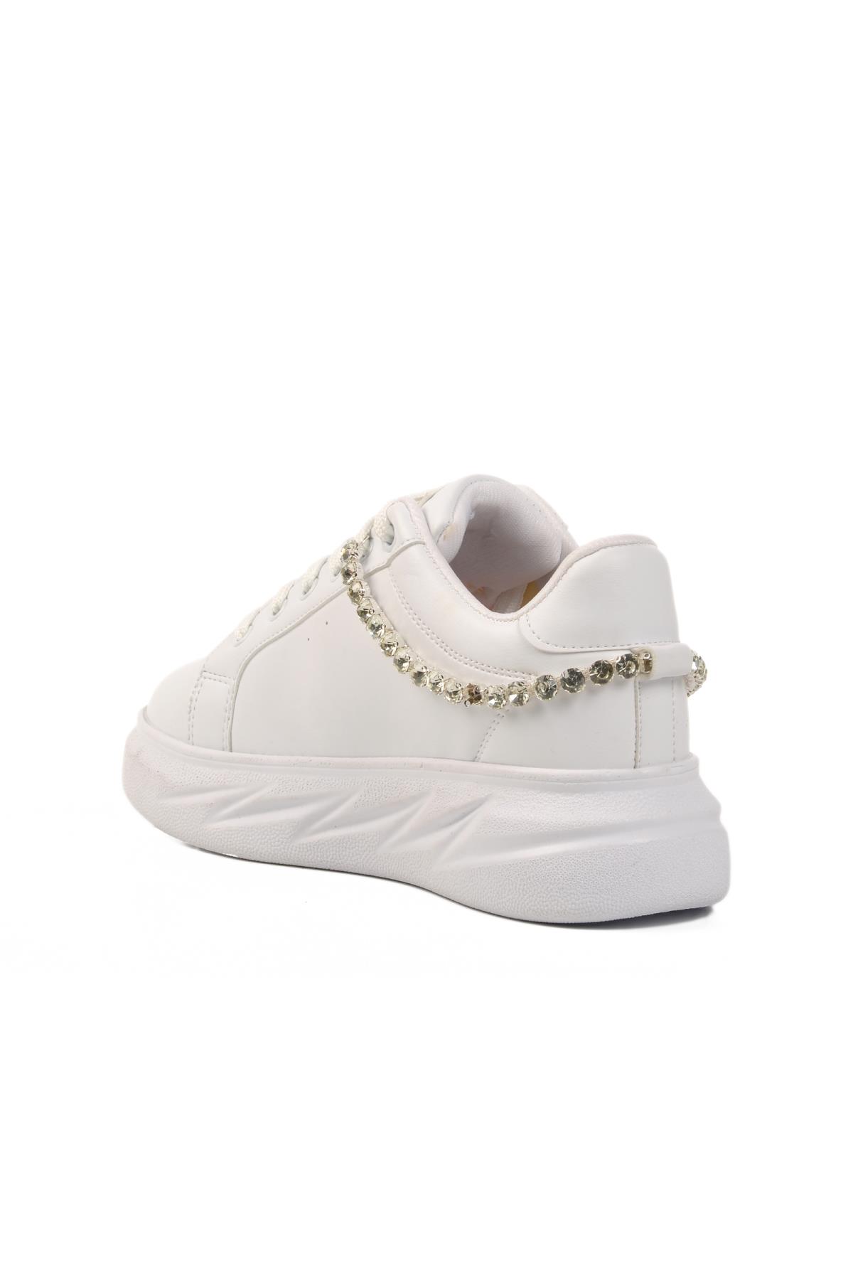 Beyaz Kadın Spor Ayakkabı Lady 7081 Z - Görsel 5