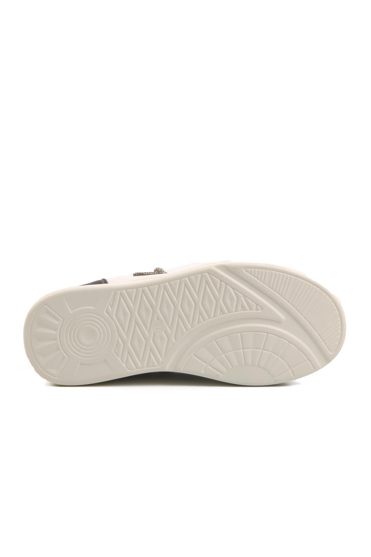 Siyah Yüksek Taban Kadın Sneaker 25Y492 Z - Görsel 6