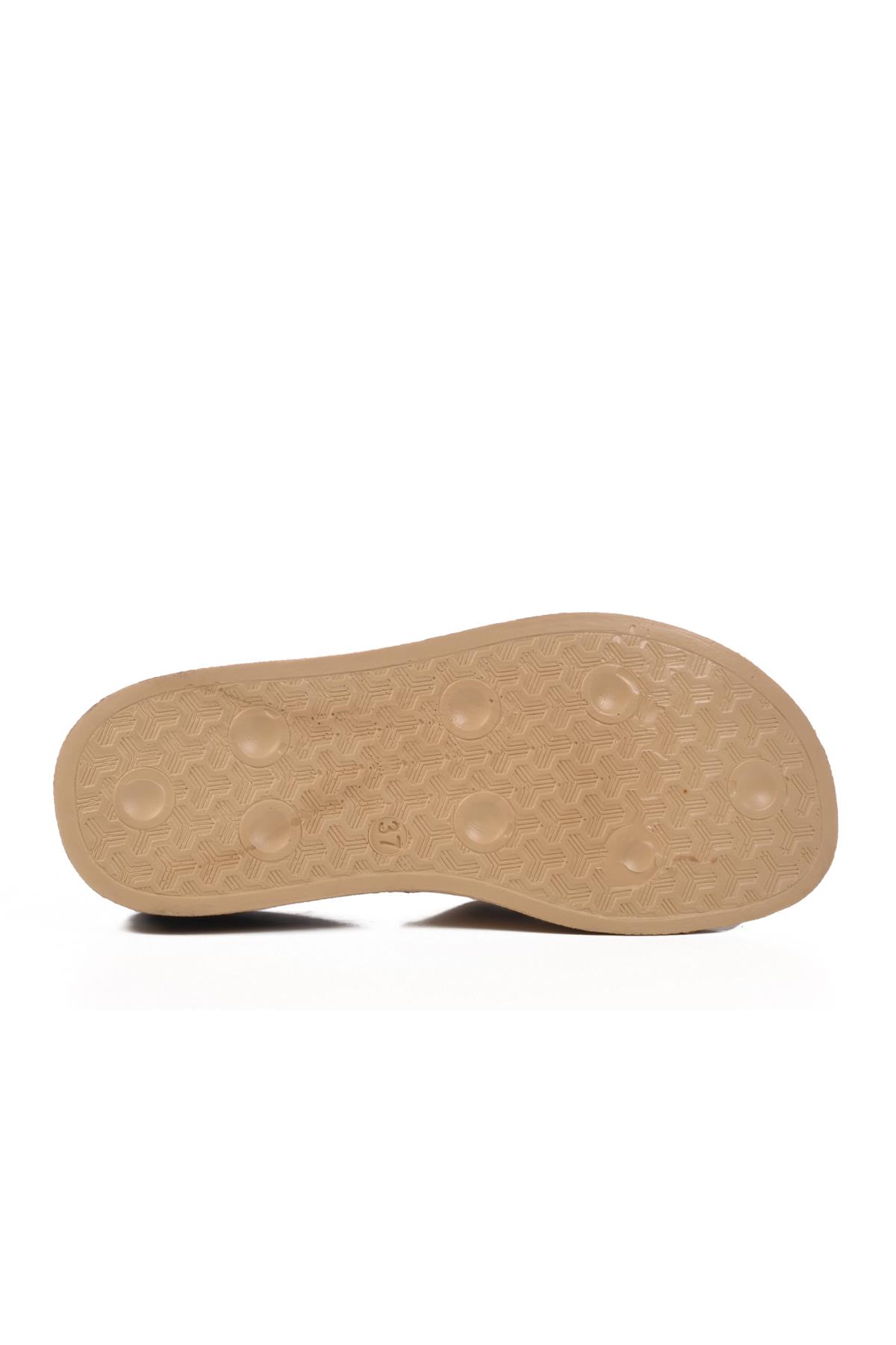 Bej Hafif Kadın Terlik PC-7030 Z - Görsel 6
