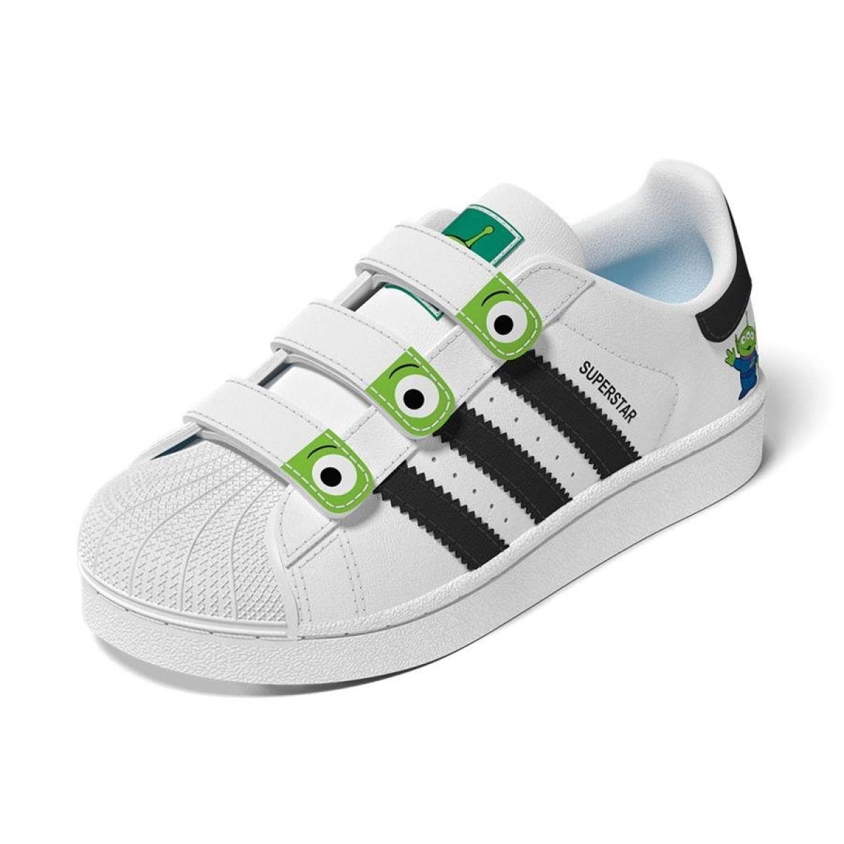 Unisex Çocuk Beyaz Sneaker SUPERSTAR II CF C JI0091 - Görsel 3