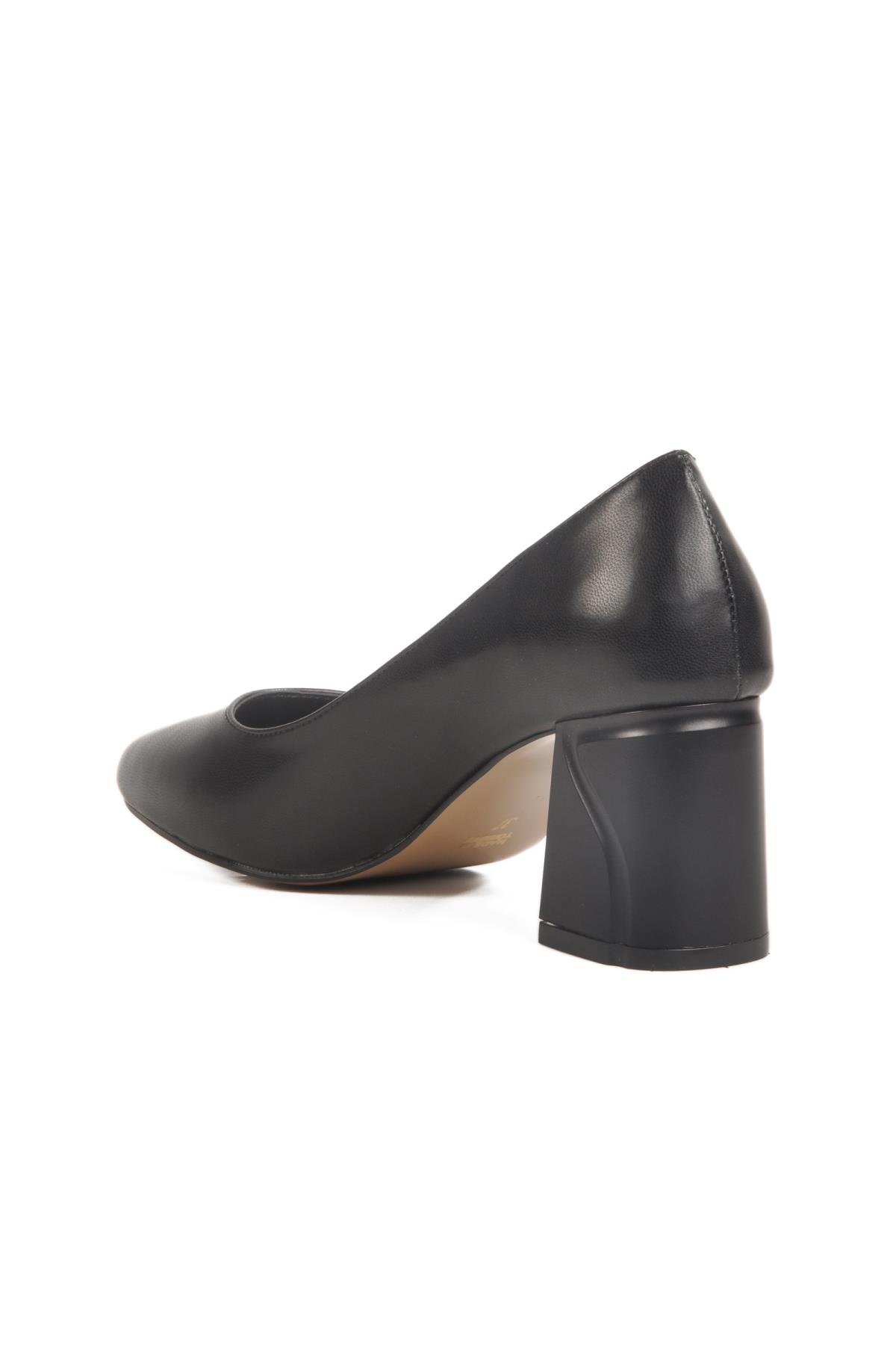 312265 Z Siyah Kadın Topuklu Ayakkabı - Görsel 5