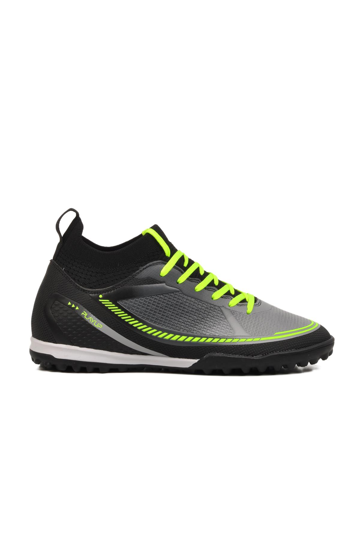 Siyah Çoraplı Erkek Halı Saha Ayakkabısı MH-251-141 M - Görsel 4