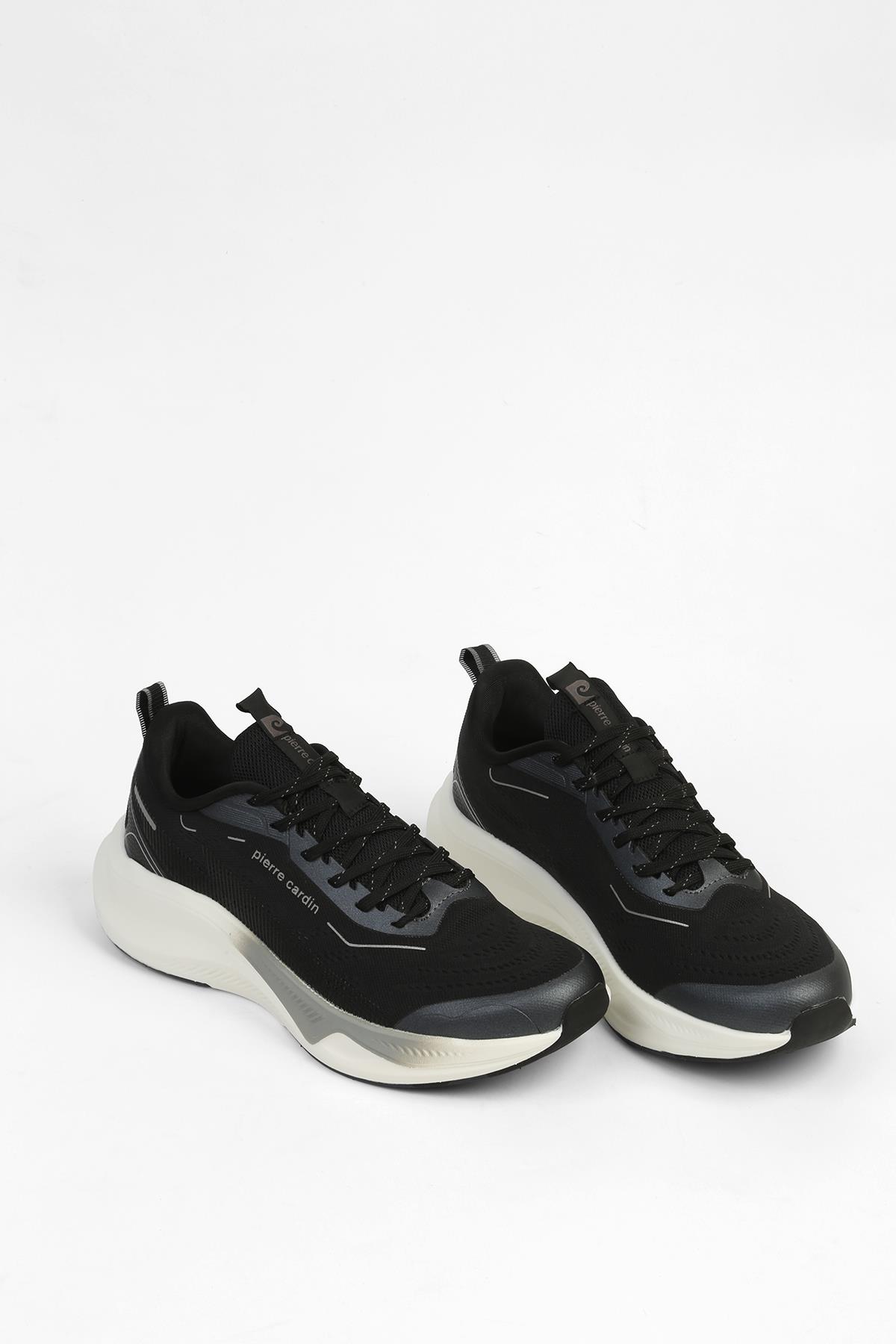 Siyah Beyaz Erkek Spor Ayakkabı İTHAL PCI-11324 - Görsel 6