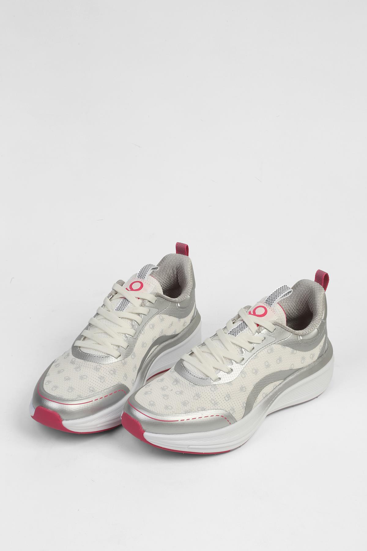 Beyaz Kadın Spor Ayakkabı İTHAL BNI-11441 - Görsel 5