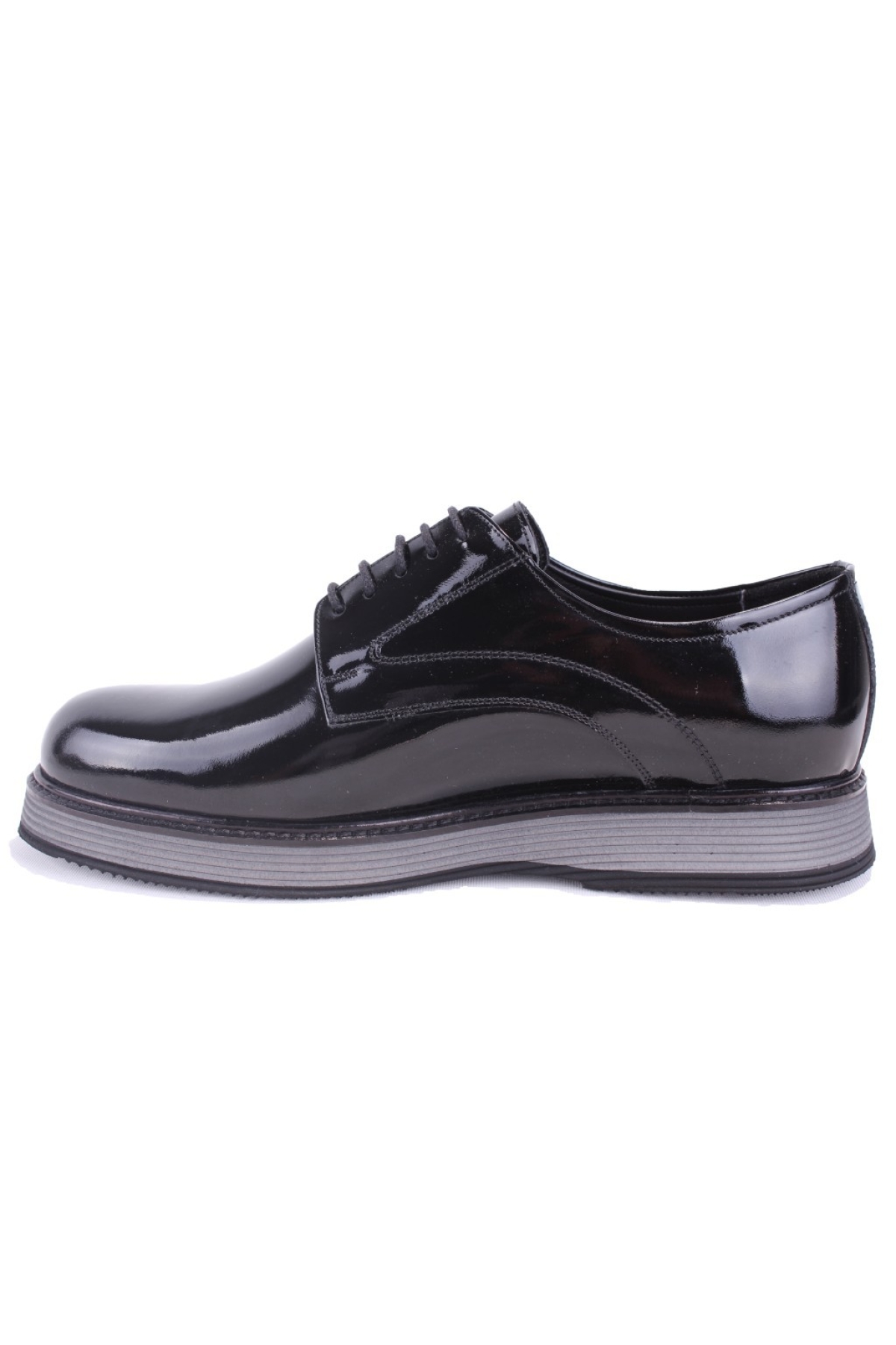 DMA78-20801 Siyah Rugan Ortopedik Klasik Spor Erkek Deri Ayakkabı - Görsel 4