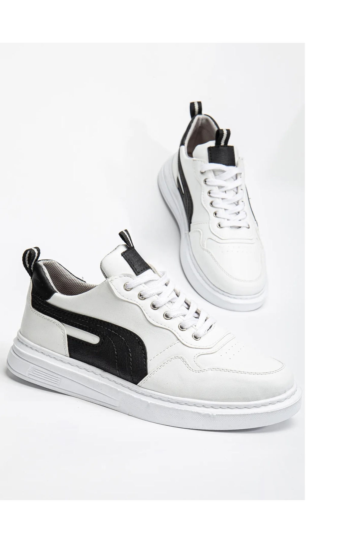 Pomas Erkek Garantili Günlük Rahat Dikişli Hafif Taban Yürüyüş Garantili Spor Ayakkabı POMAS-5219 - Görsel 6