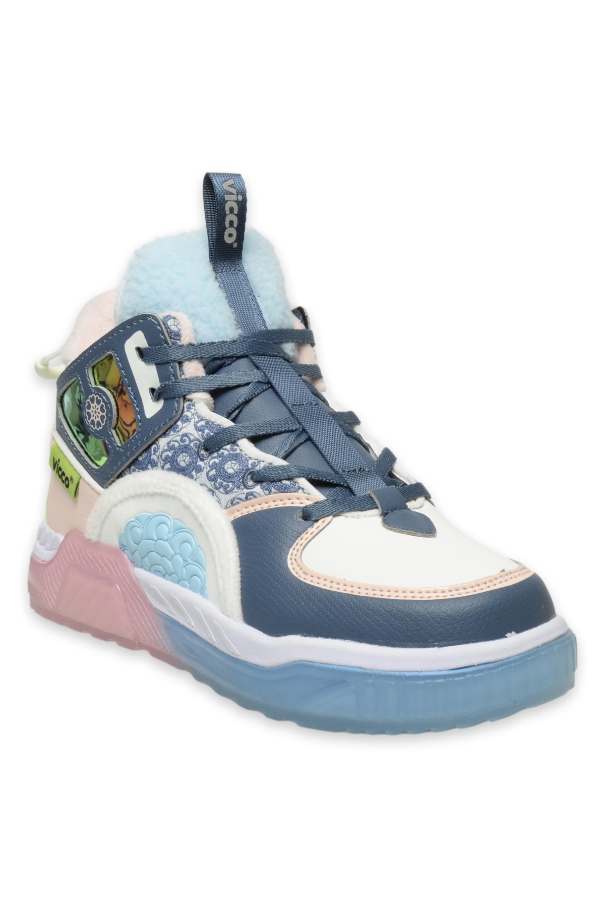 946.F24K425 Mei Filet Phylon Lacivert Çocuk Bot - Görsel 2