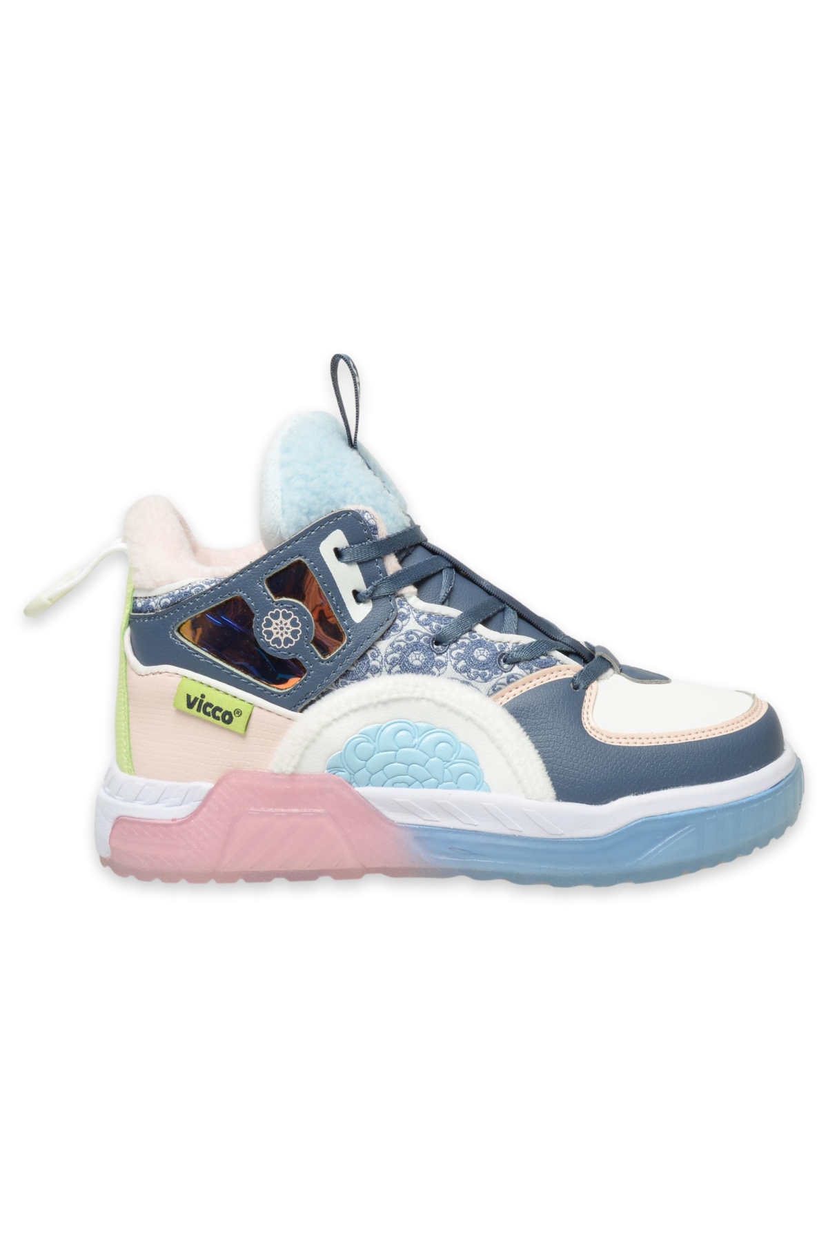 946.F24K425 Mei Filet Phylon Lacivert Çocuk Bot - Görsel 3