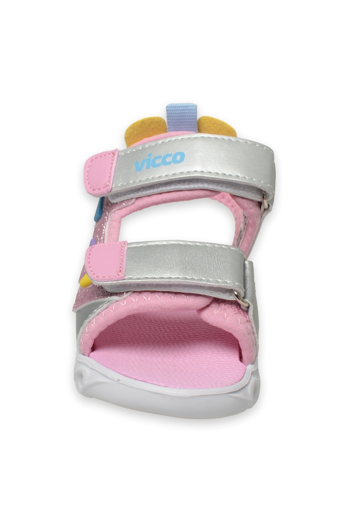 321.P24Y204 Hilda Işılklı Pembe Erkek Çocuk Sandalet - Görsel 4