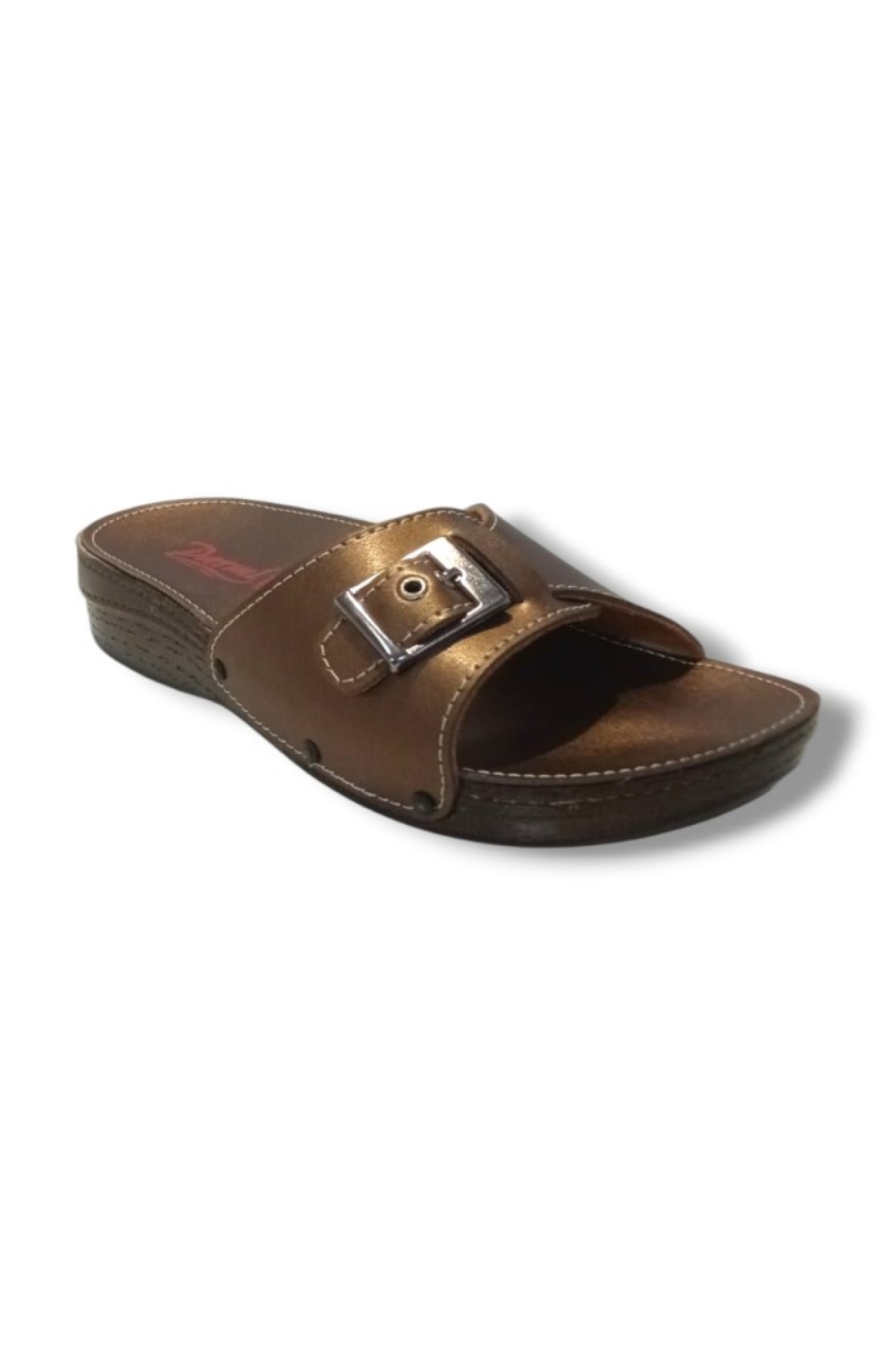 Parmi 14701-25 Deri Anatomik Tek Bant Kadın Terlik - Görsel 2