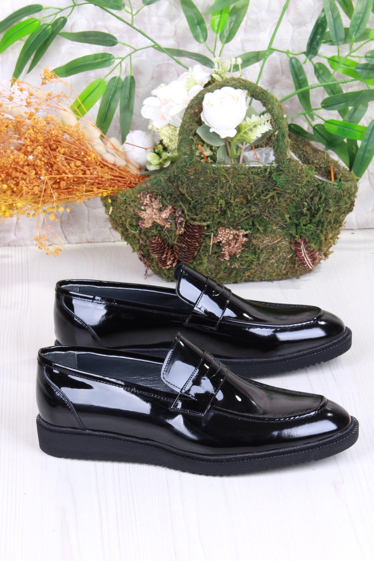 42241 Rugan Rahat Hafif Hakiki Deri Erkek Ayakkabı - Görsel 3