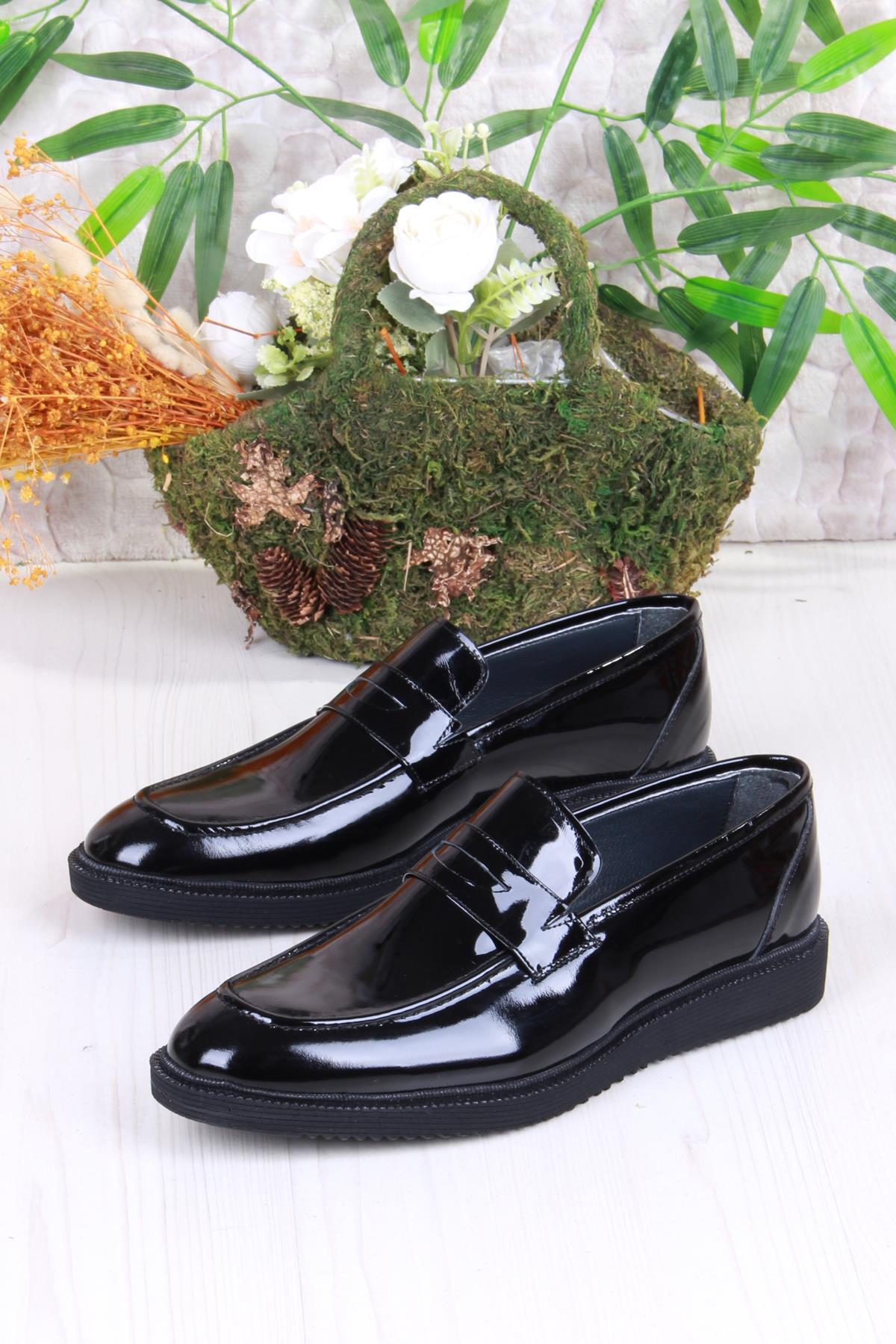 42241 Rugan Rahat Hafif Hakiki Deri Erkek Ayakkabı - Görsel 4