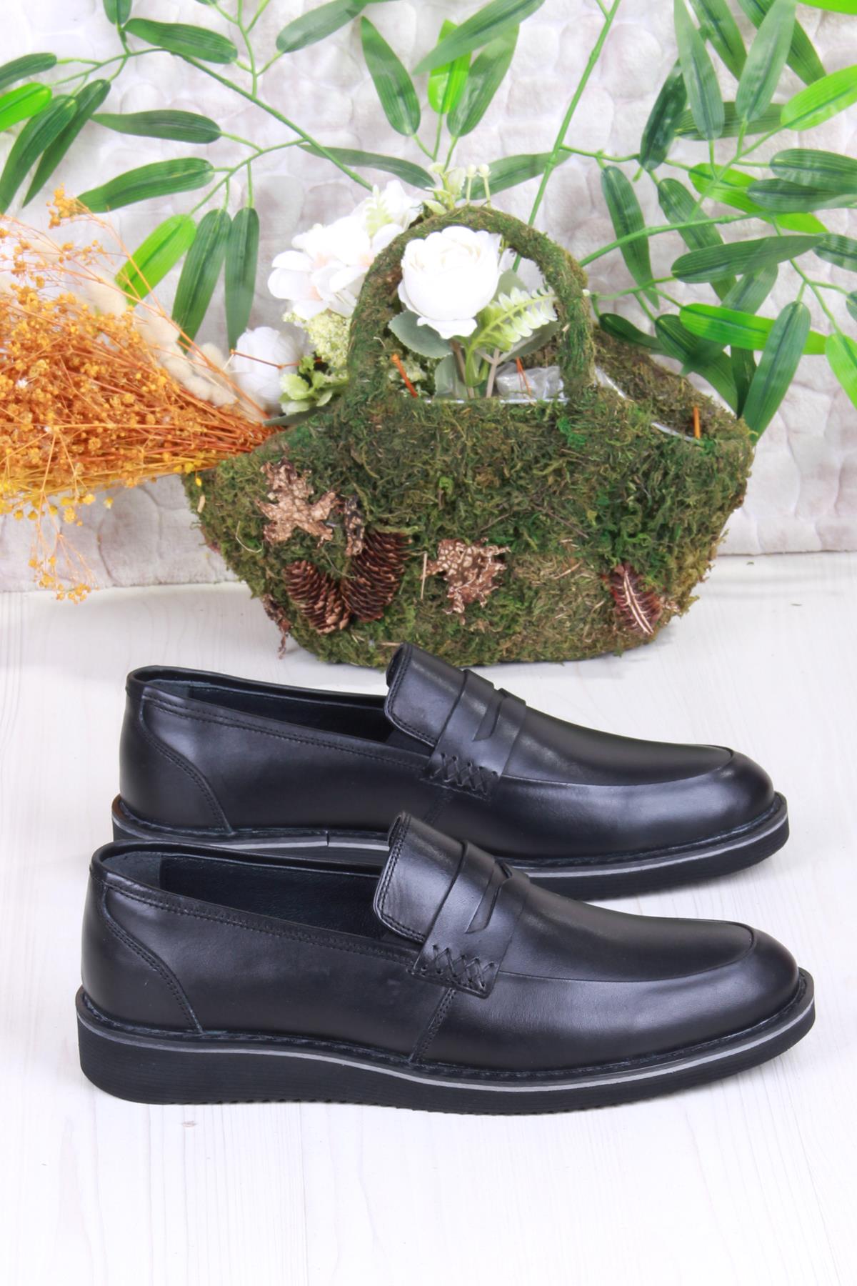 1106 Walker Rahat Hafif Hakiki Deri Erkek Ayakkabı - Görsel 3