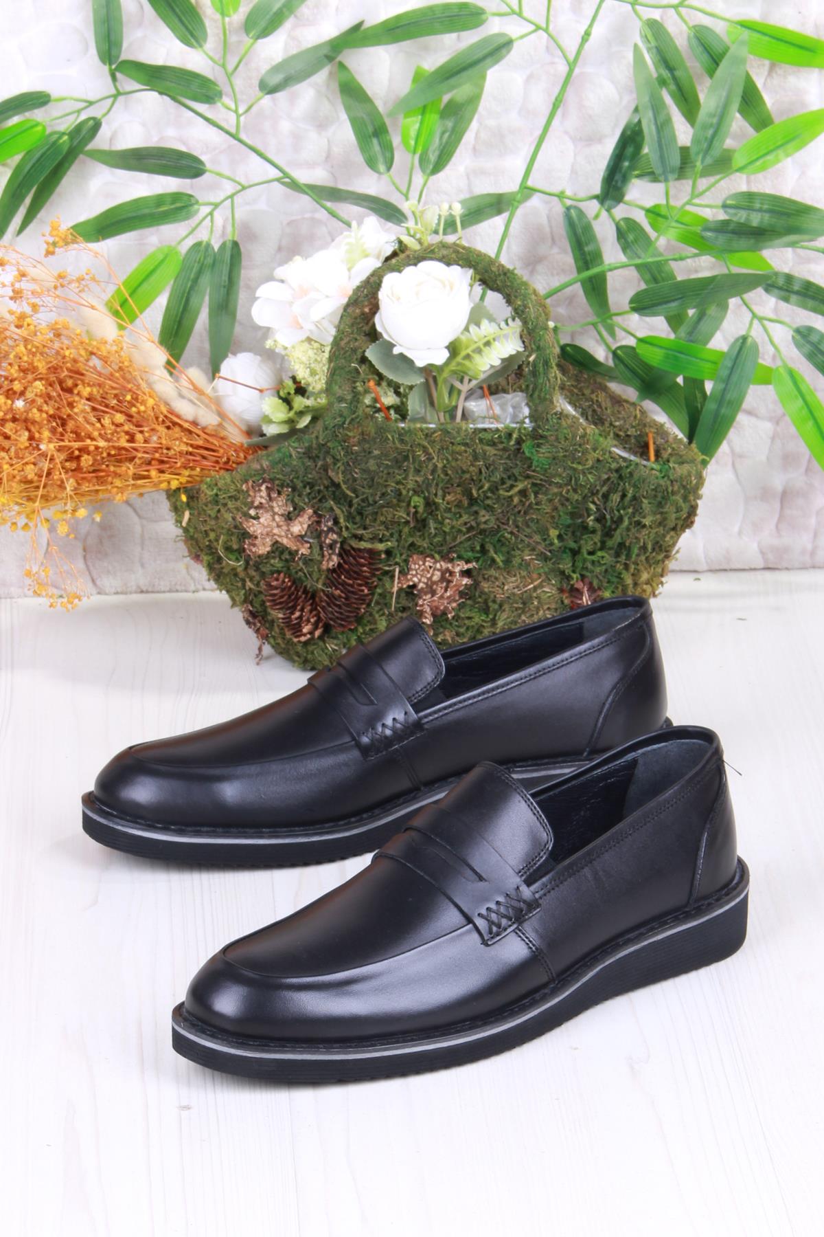 1106 Walker Rahat Hafif Hakiki Deri Erkek Ayakkabı - Görsel 4