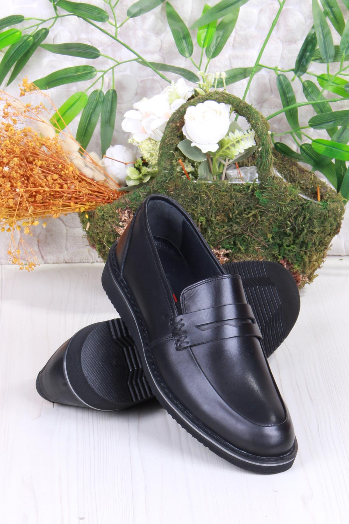 1106 Walker Rahat Hafif Hakiki Deri Erkek Ayakkabı - Görsel 5