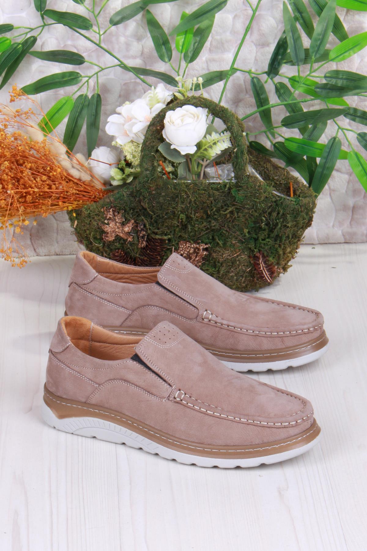 4041 Carlo Nubuk Hafif Rahat Hakiki Deri Erkek Ayakkabı - Görsel 2