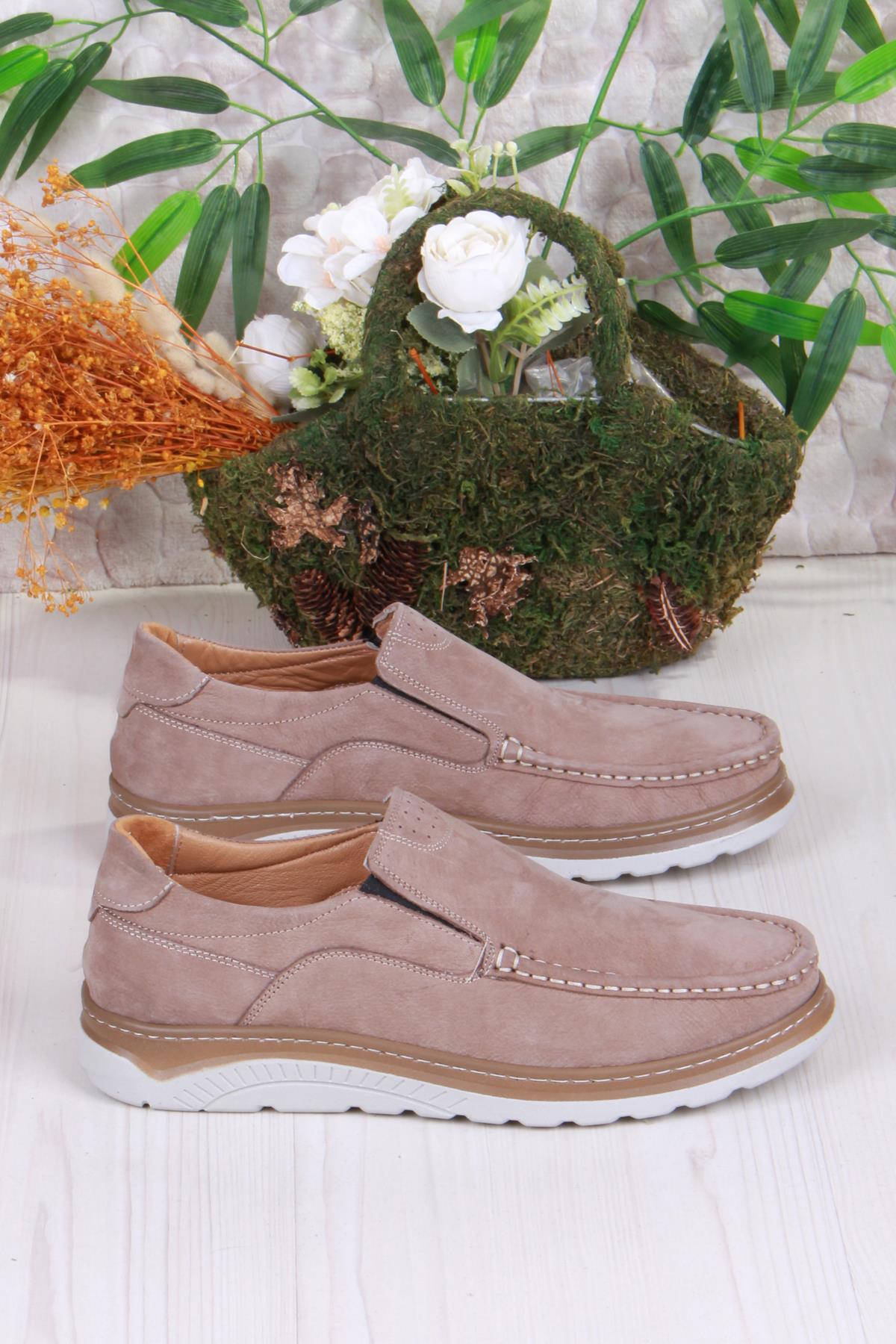 4041 Carlo Nubuk Hafif Rahat Hakiki Deri Erkek Ayakkabı - Görsel 3