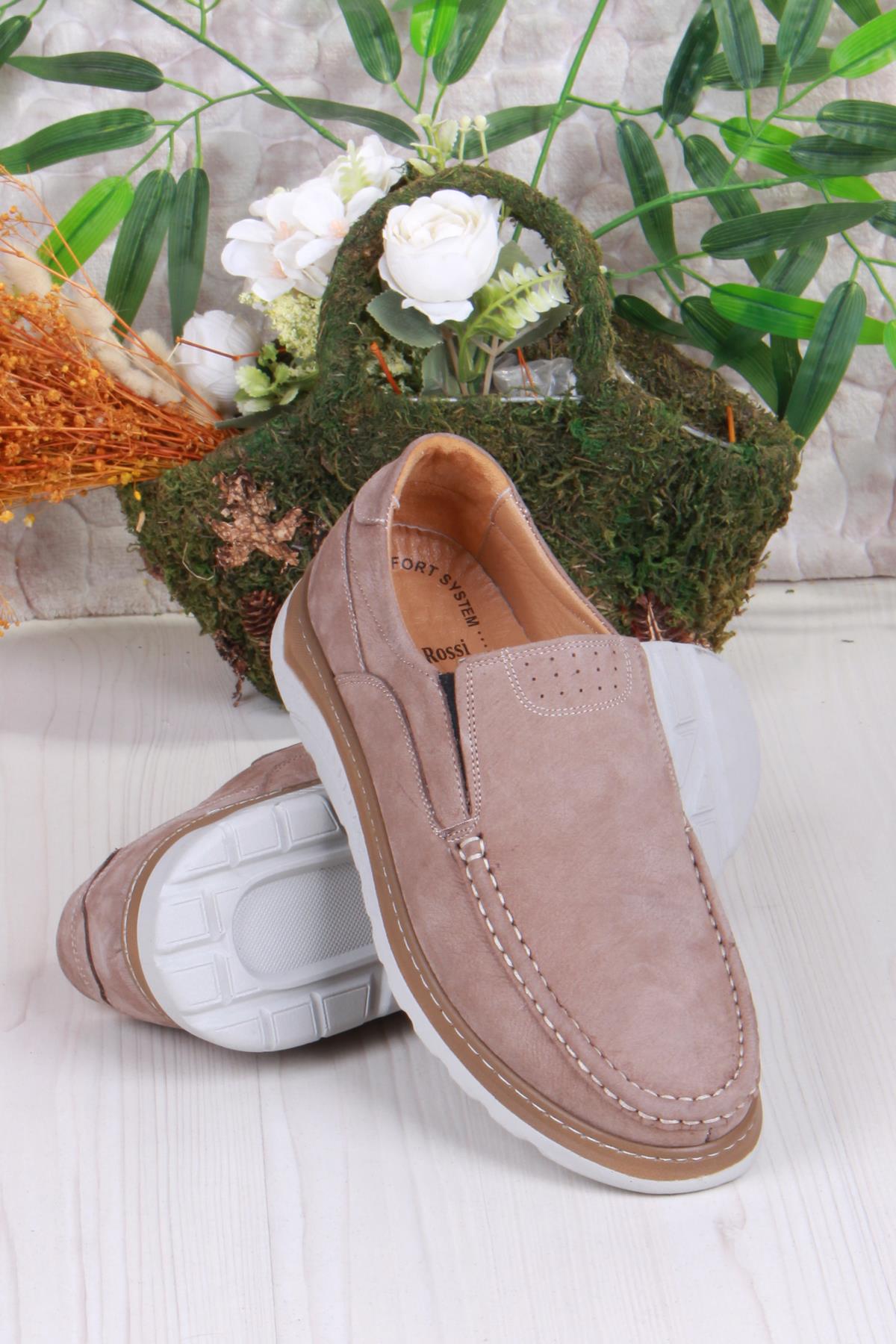 4041 Carlo Nubuk Hafif Rahat Hakiki Deri Erkek Ayakkabı - Görsel 5