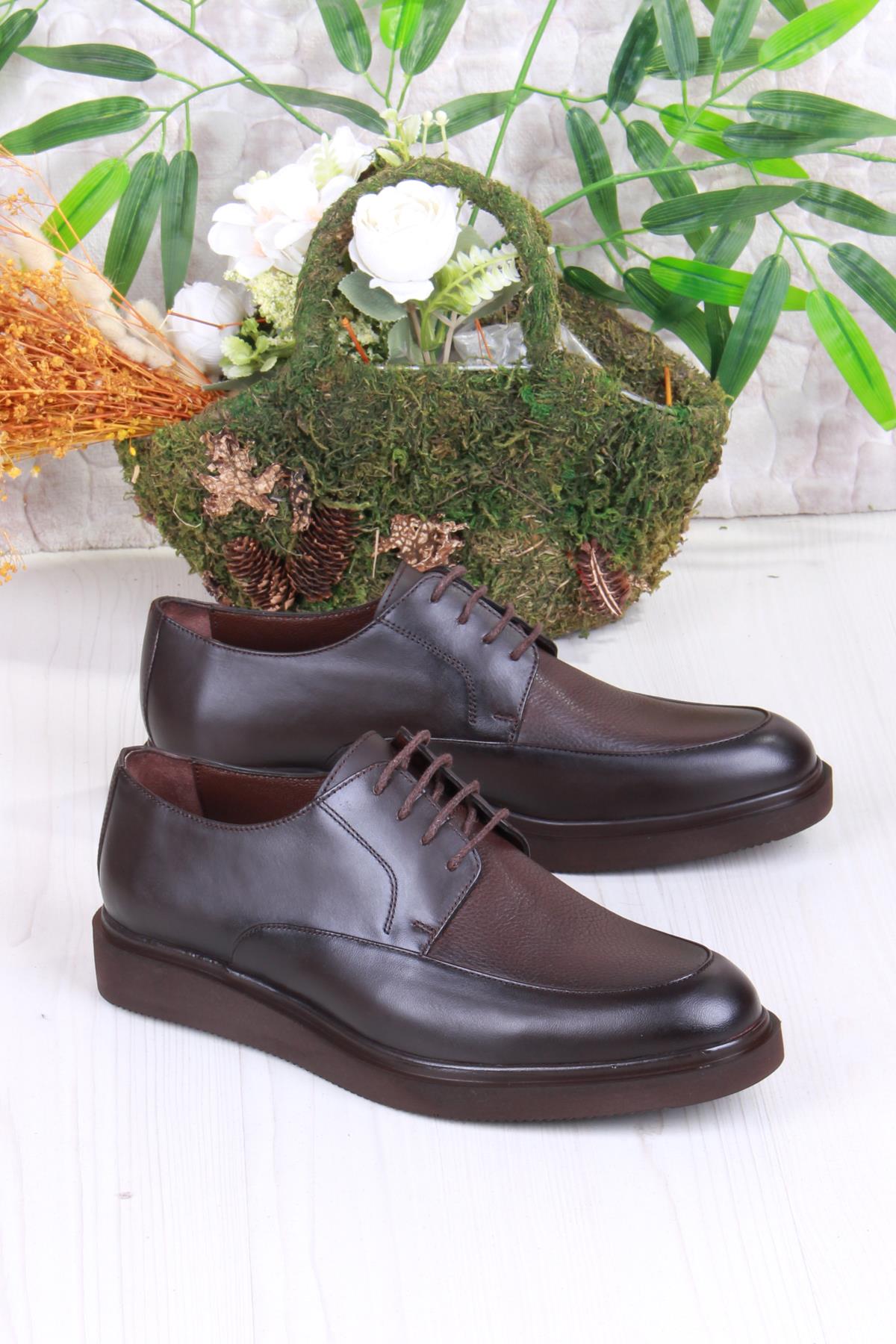 42243 Rahat Hafif Hakiki Deri Erkek Ayakkabı - Görsel 2