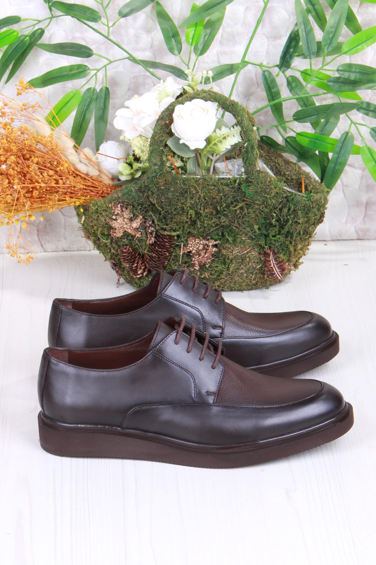 42243 Rahat Hafif Hakiki Deri Erkek Ayakkabı - Görsel 3