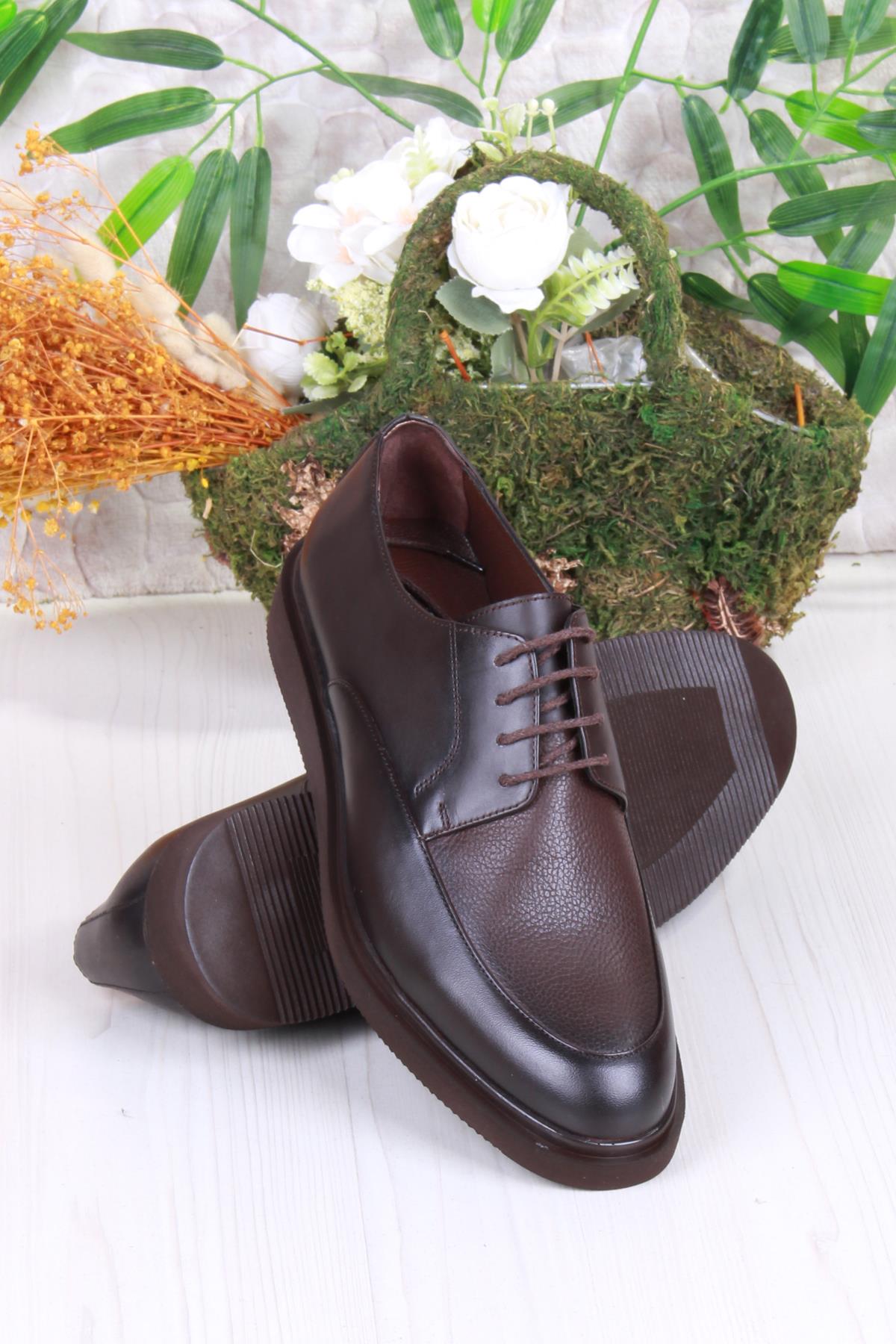 42243 Rahat Hafif Hakiki Deri Erkek Ayakkabı - Görsel 5