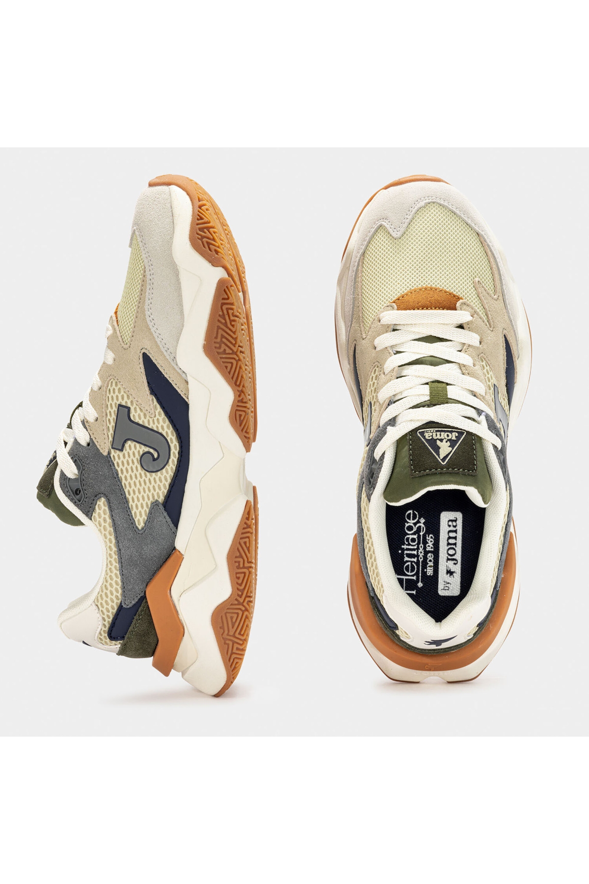 C1400 MEN 2536 BEIGE VERDE - Görsel 5