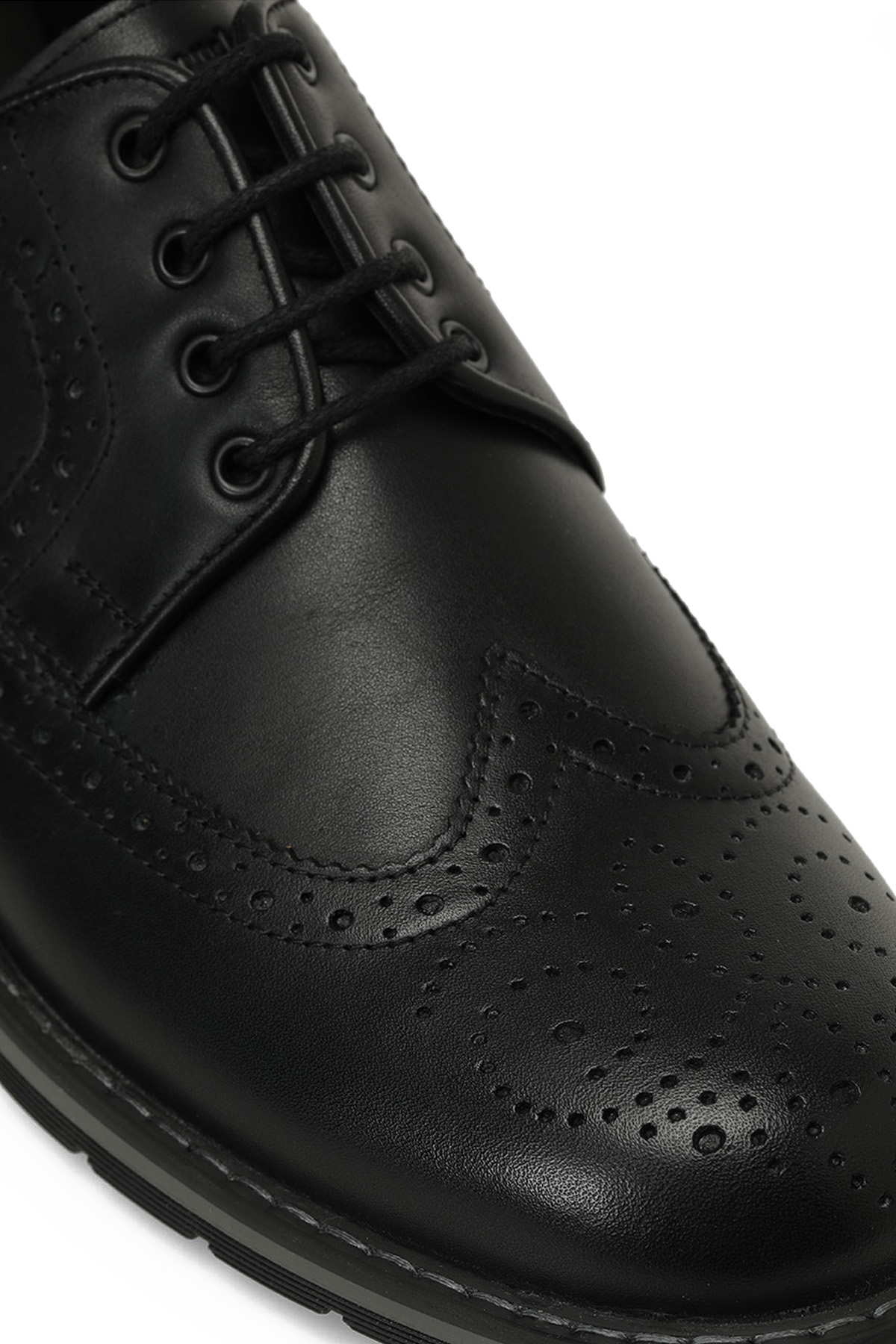 MACKA-INF 5PR Siyah Erkek Klasik Ayakkabı - Görsel 9