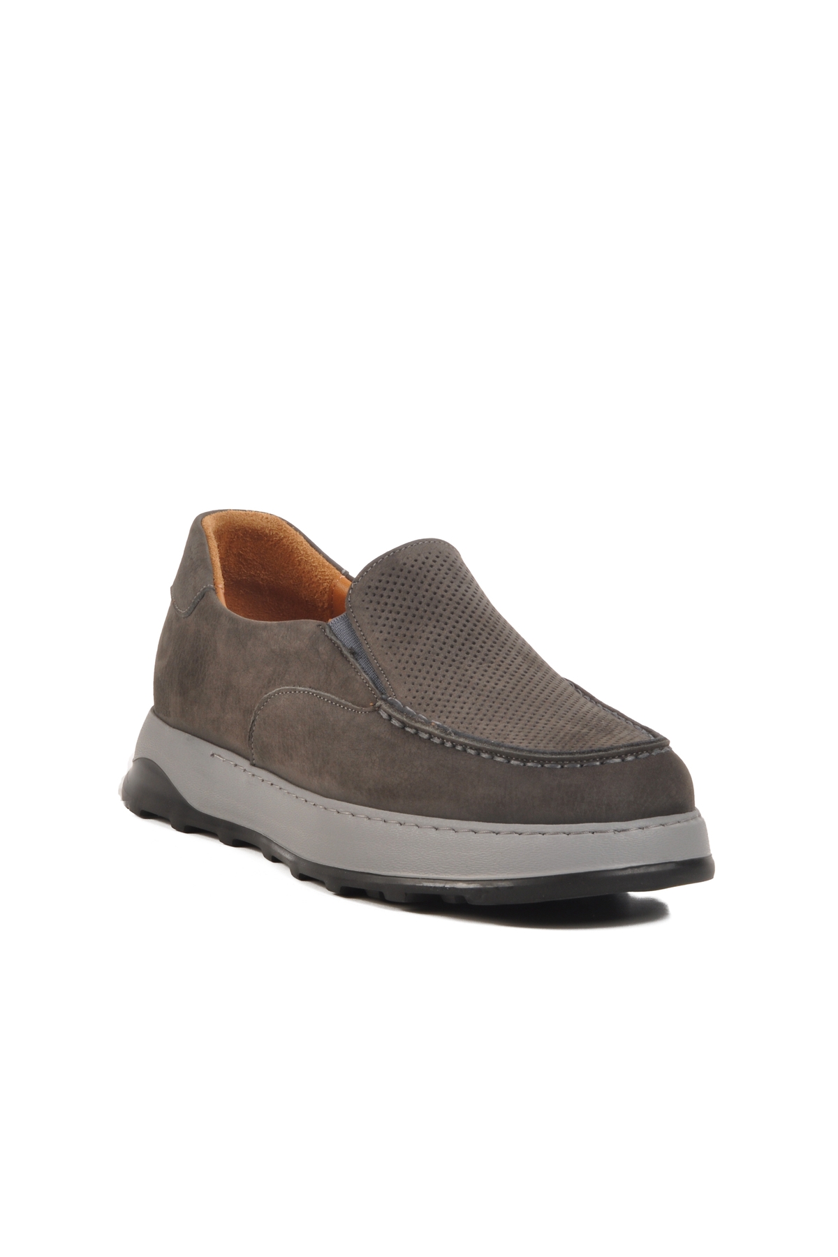 Aspor Füme Nubuk Hakiki Deri Erkek Casual Ayakkabı - Görsel 4